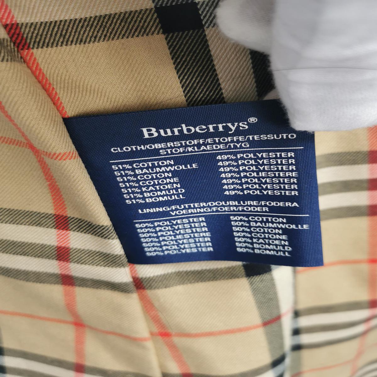 Trench Coat BURBERRY S - 36 - T.1 Chelsea Coton