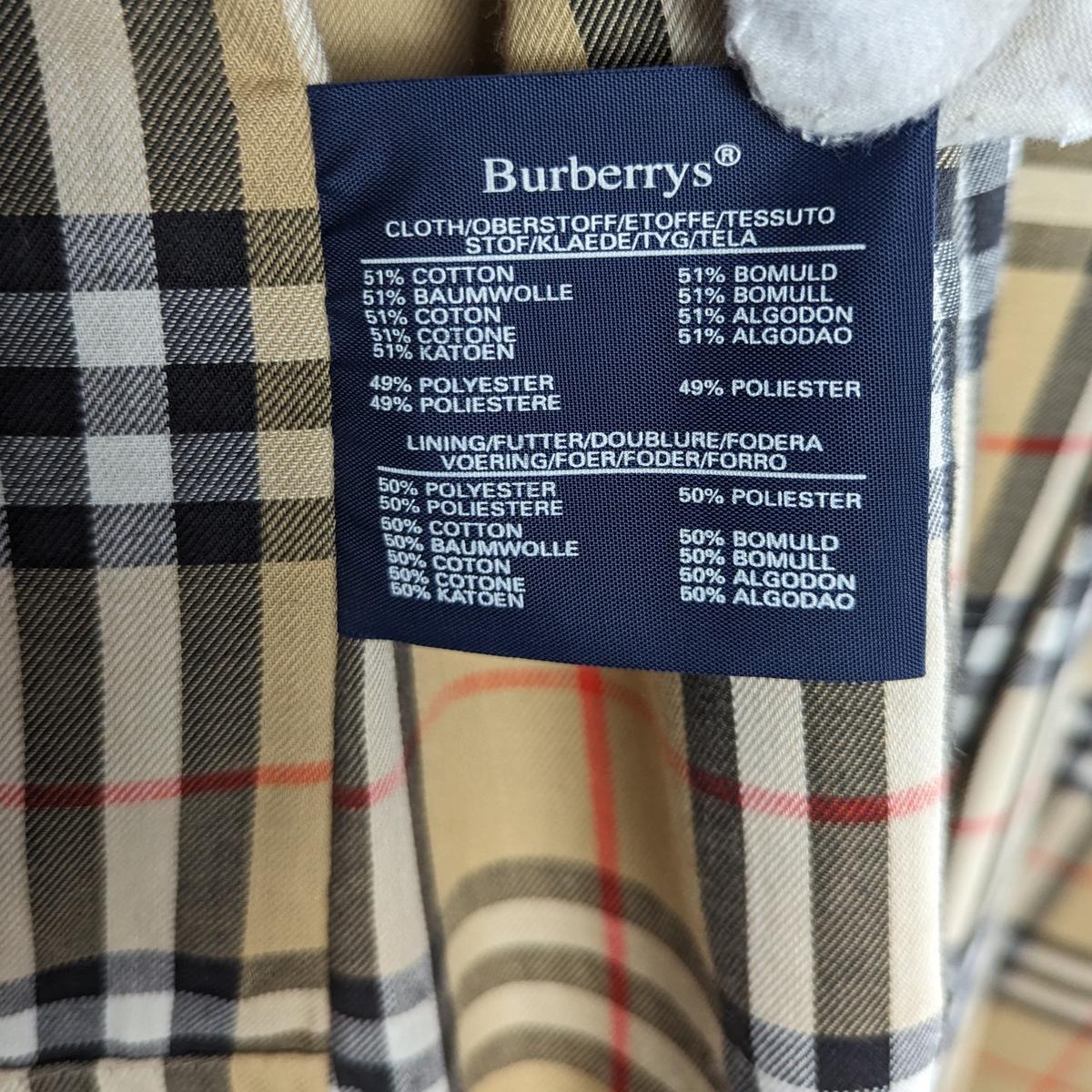 Trench Coat BURBERRY L - 40 - T.3 Coton