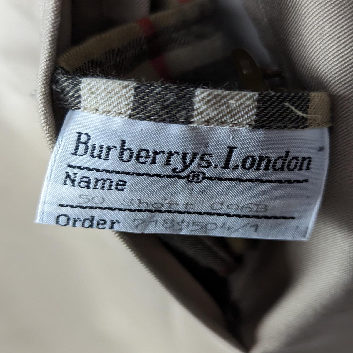 BURBERRY Raincoat L - 40 - Size 3 Cotton