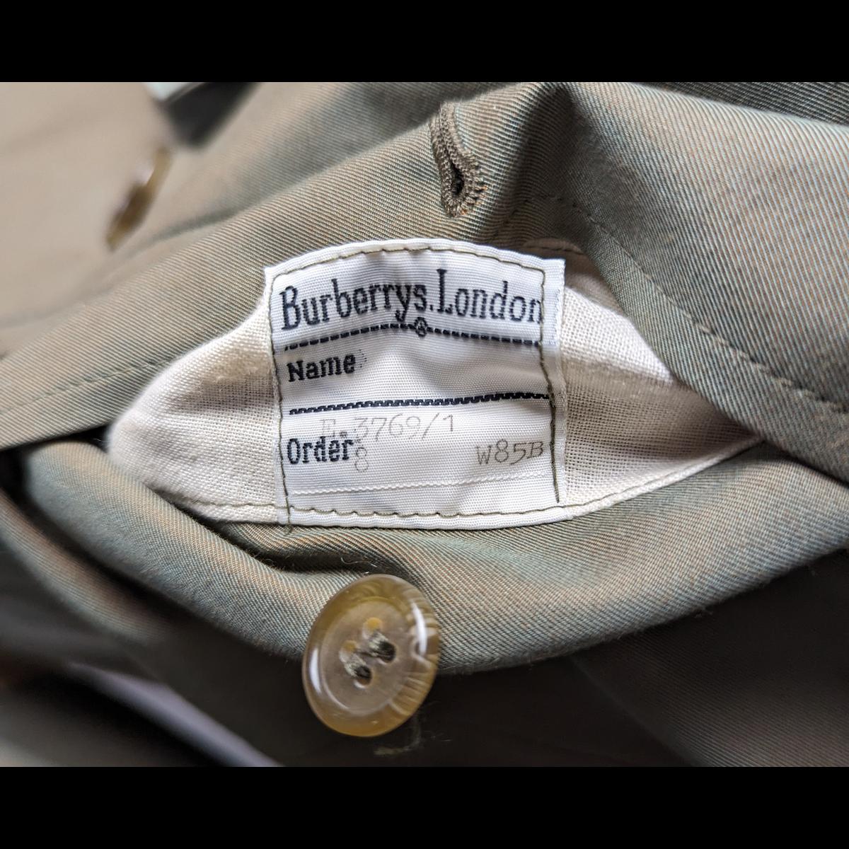 Trench Coat BURBERRY S - 36 - T.1 Chelsea Coton