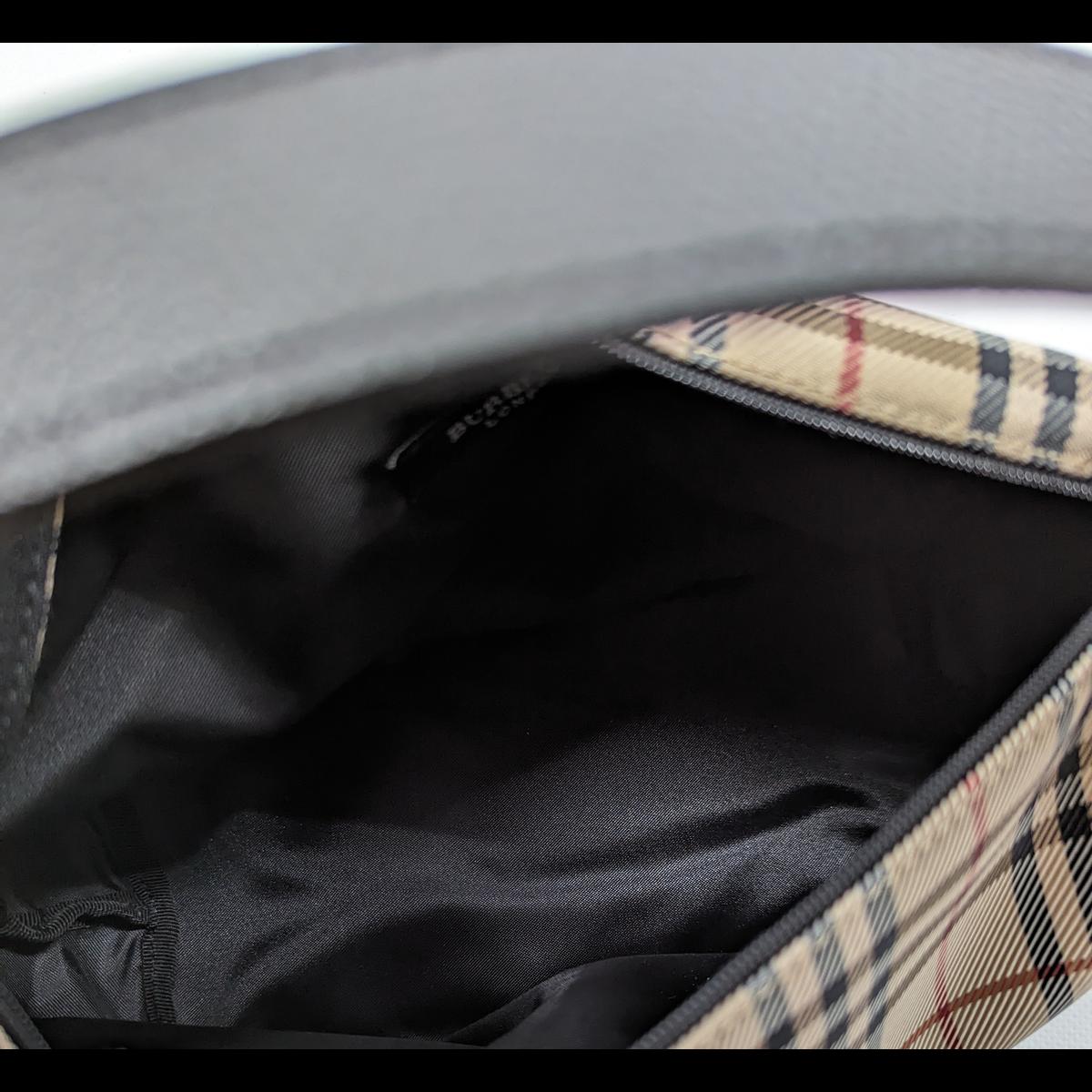 Sac à main BURBERRY House Check toile et cuir Beige S072401