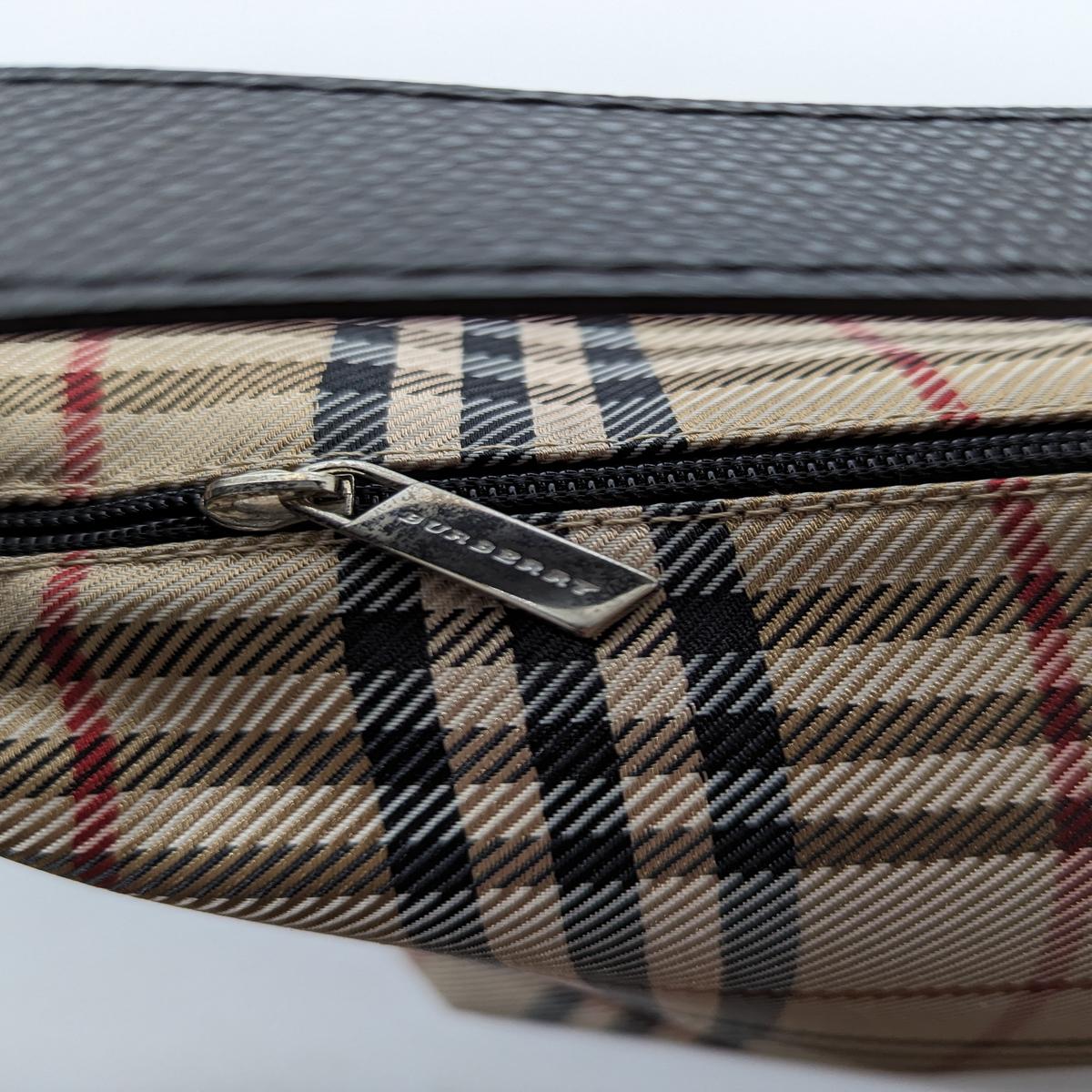 Sac à main BURBERRY House Check toile et cuir Beige S072401
