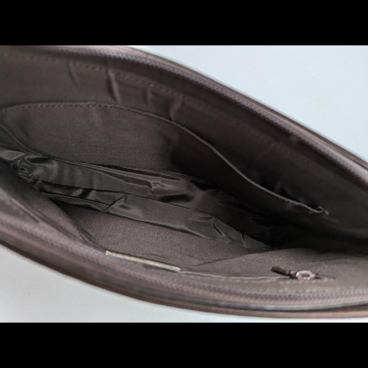 BURBERRY Camera House Check Canvas and Leather Shoulder Bag Brown SB052403