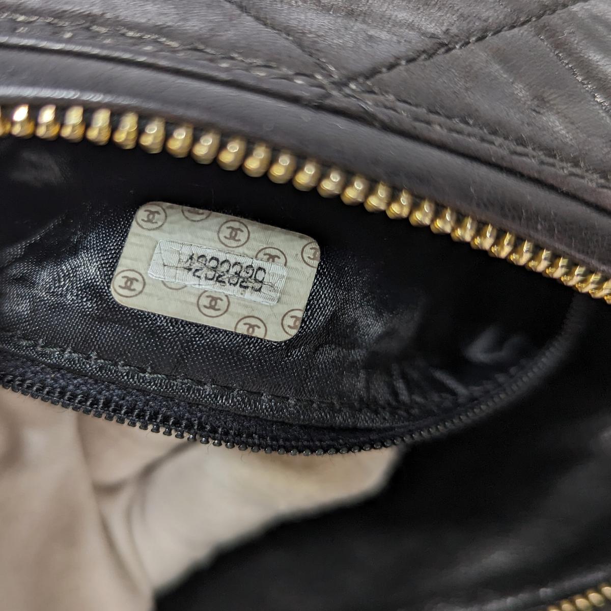 CHANEL Camera leather handbag Black