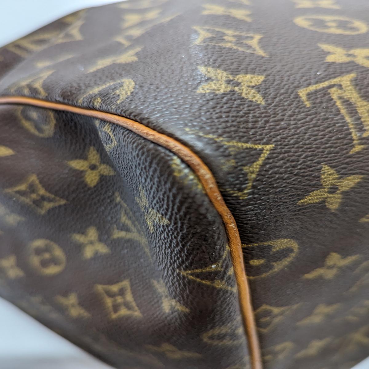 LOUIS VUITTON Keepall 55 canvas and leather travel bag Brown S072425