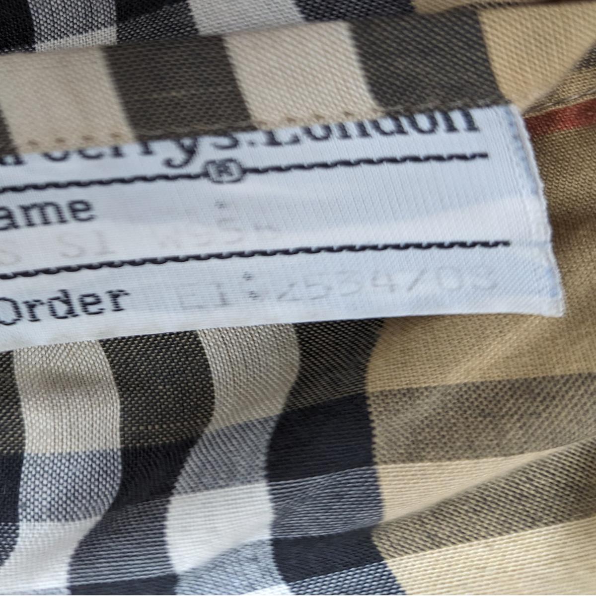 Imperméable BURBERRY M - 38 - T.2 Coton
