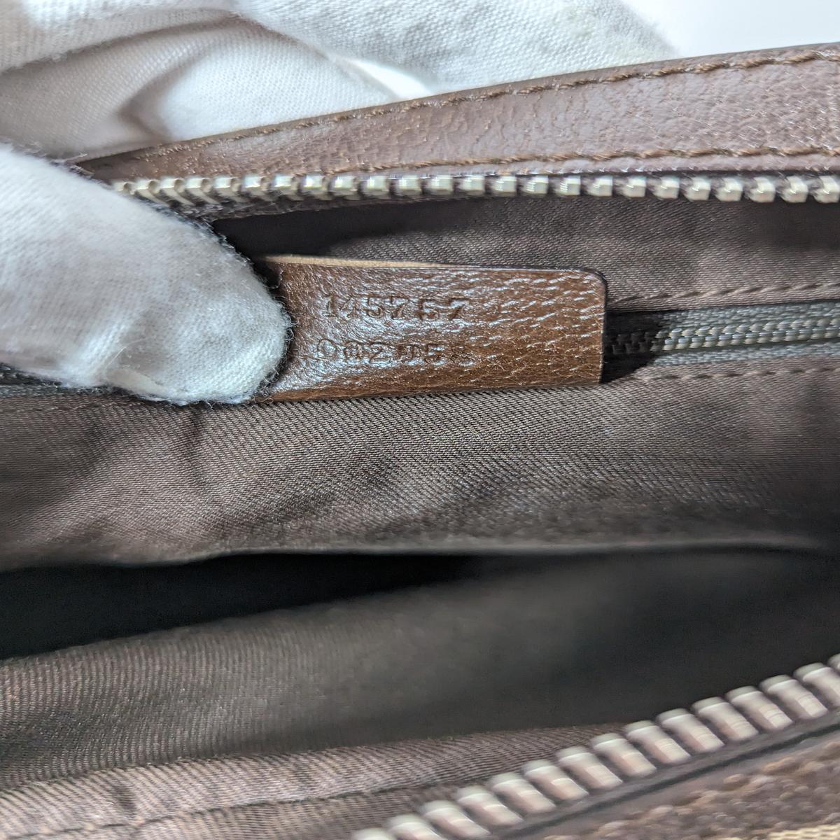 GUCCI GG Ophidia canvas handbag Brown