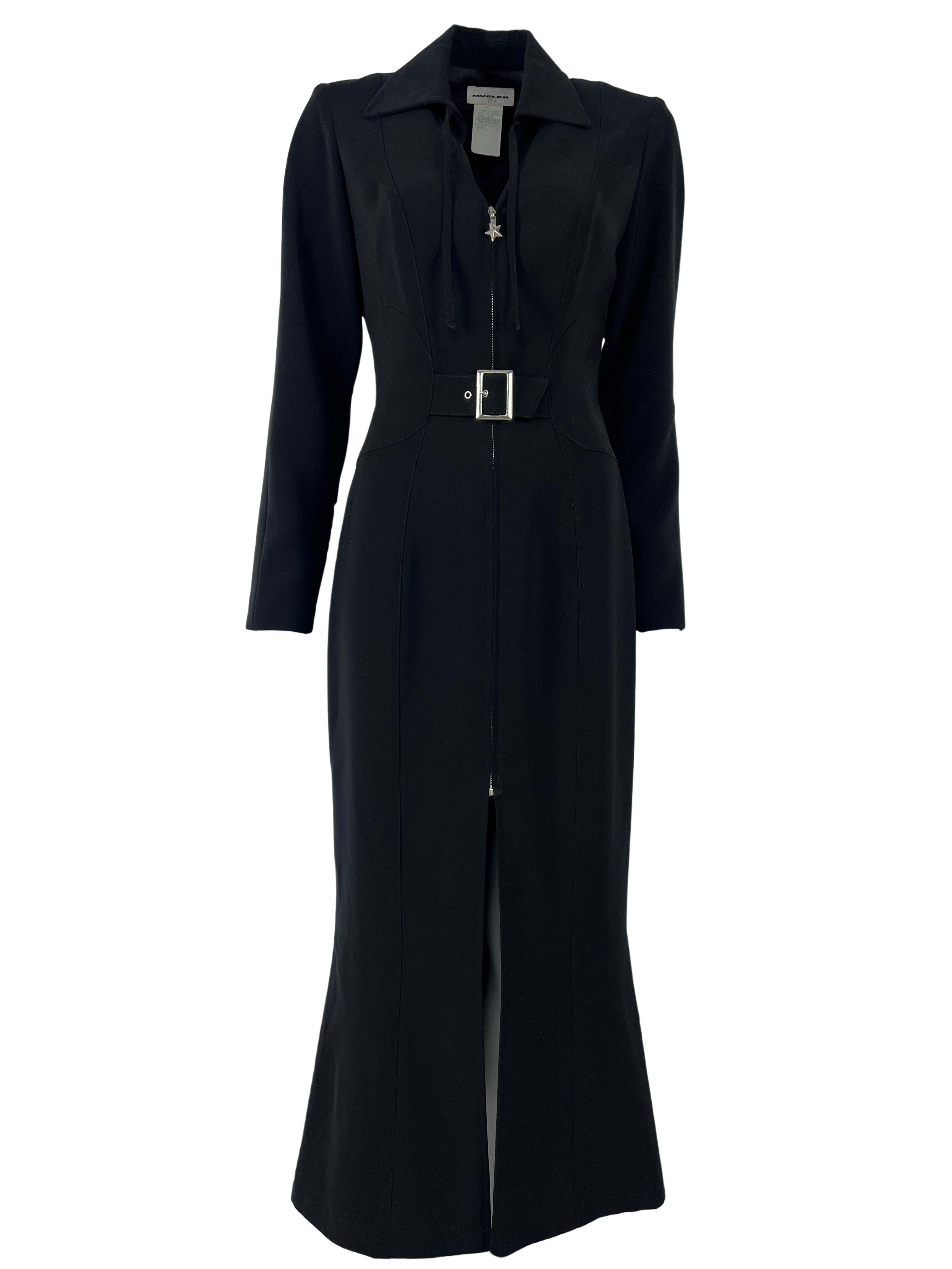 Robe MUGLER S Polyester Noir