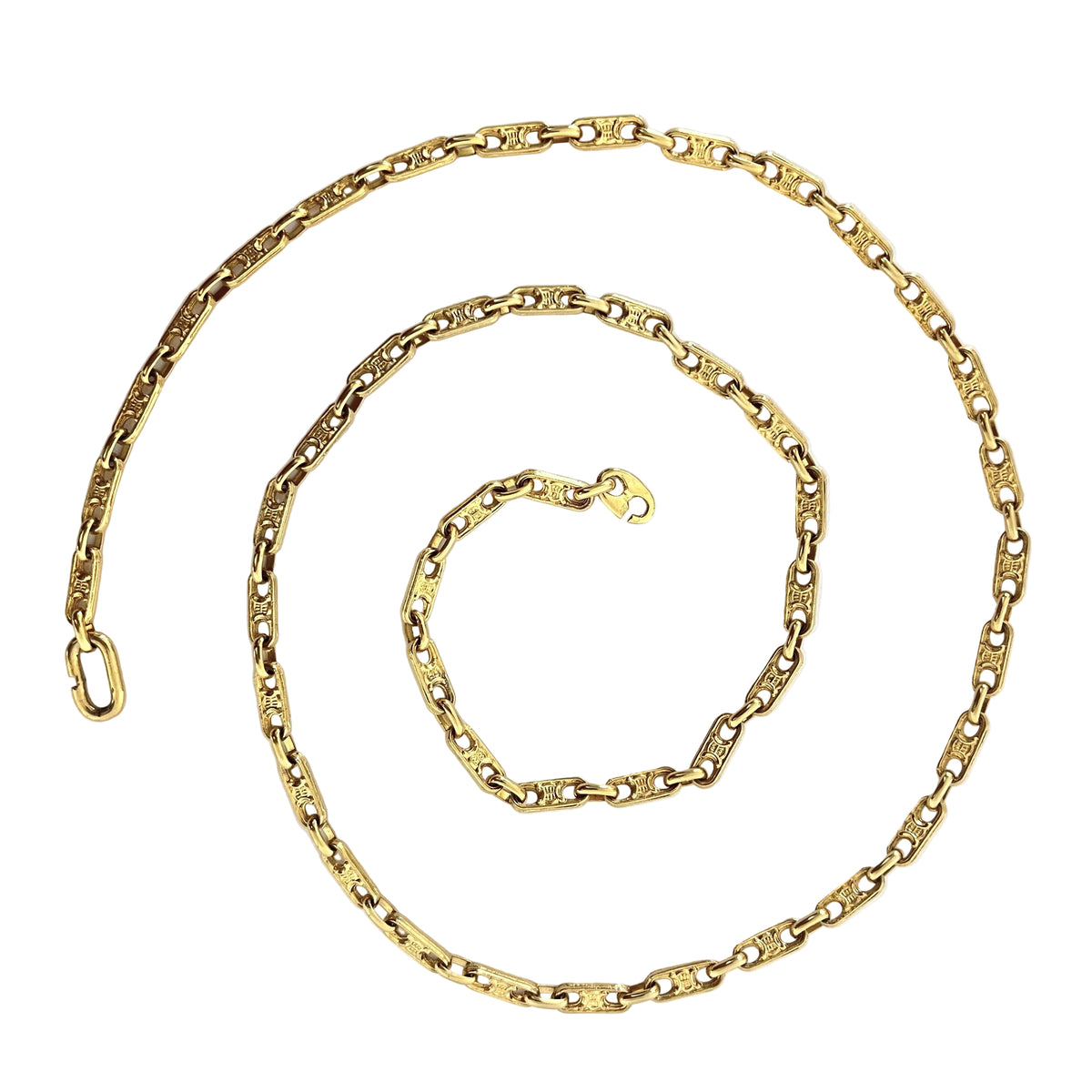 Collier CELINE Chaîne Triomphe Circa 1990