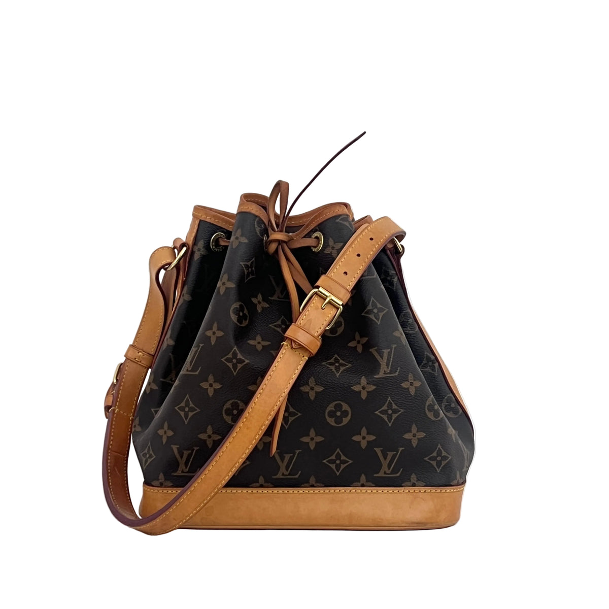Sac LOUIS VUITTON Noé Petit toile et cuir marron vintage 2016