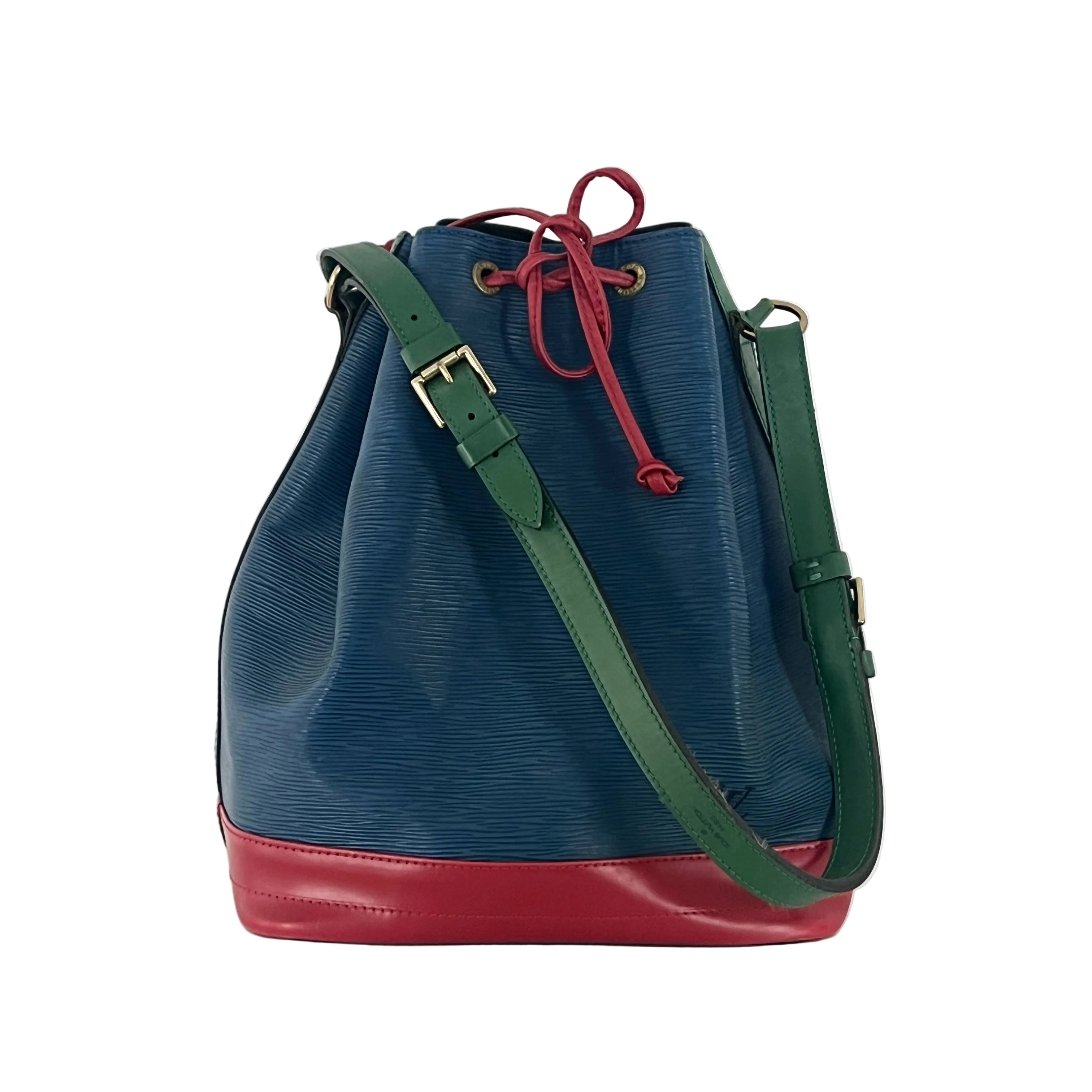 Sac à main LOUIS VUITTON Noé Grand cuir épi tricolore