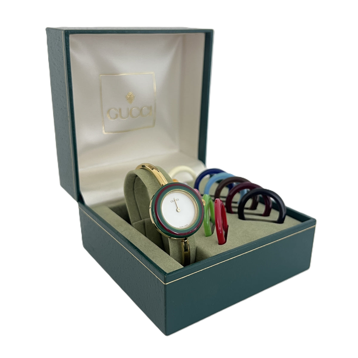 Montre GUCCI Play plaqué or doré
