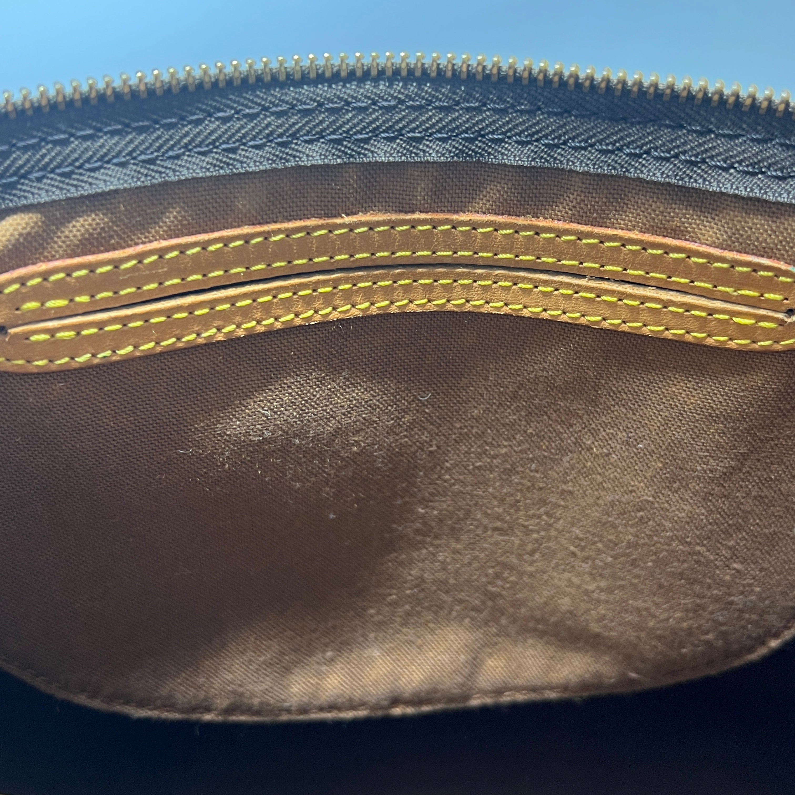 Sac à main LOUIS VUITTON Speedy 30 toile et cuir marron