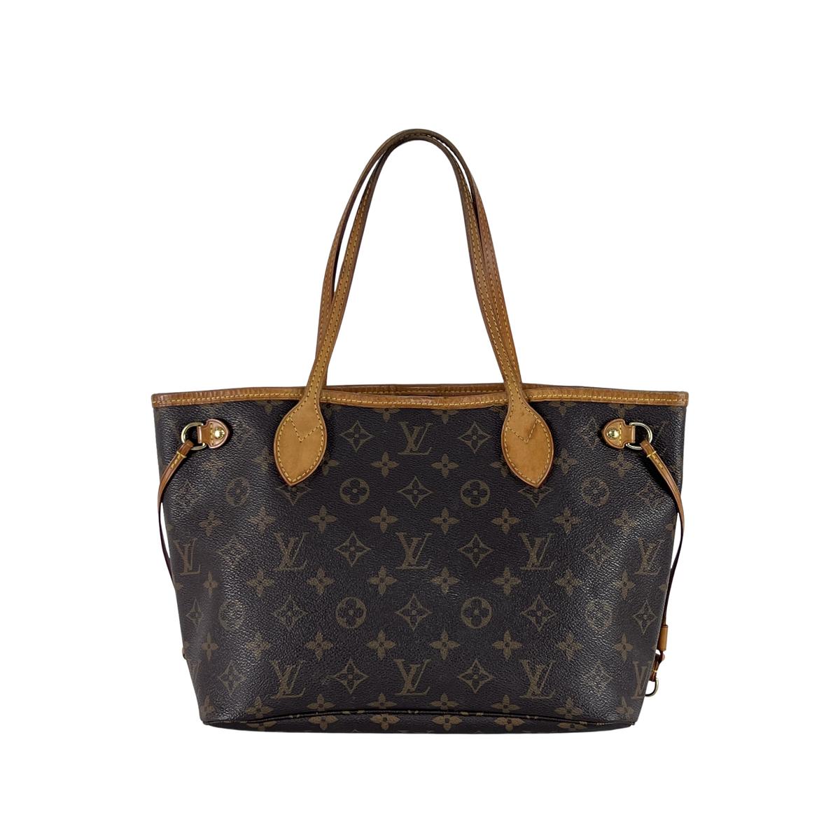 Sac à main LOUIS VUITTON Neverfull toile et cuir marron