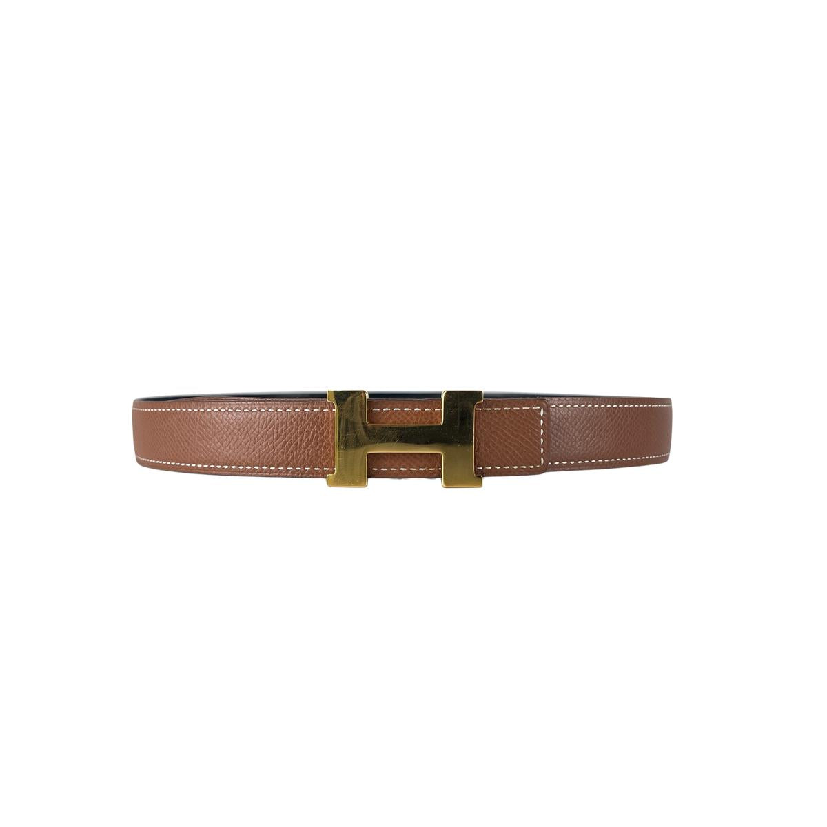 Ceinture HERMÈS Constance Belt cuir marron