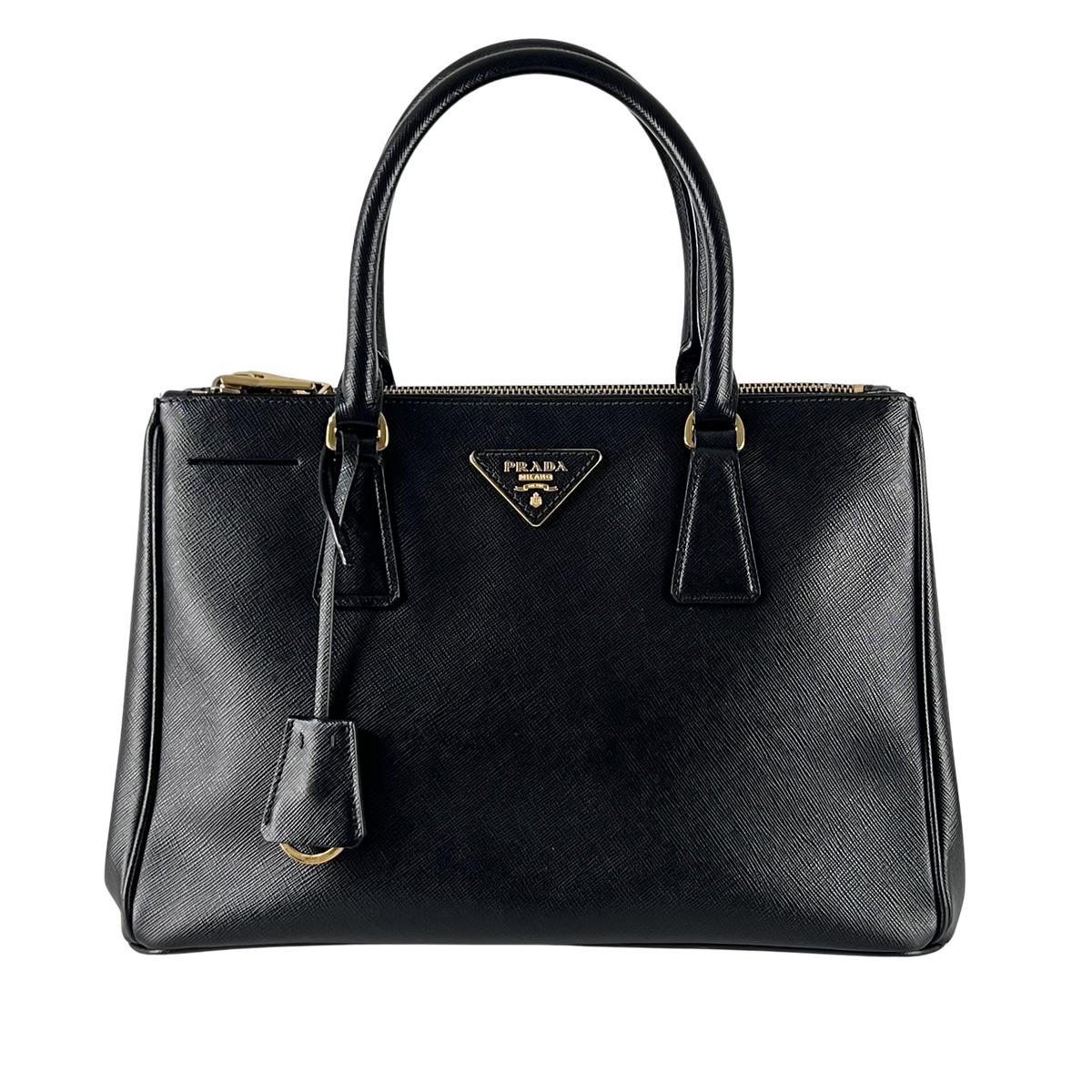 Sac à main PRADA Galleria cuir noir