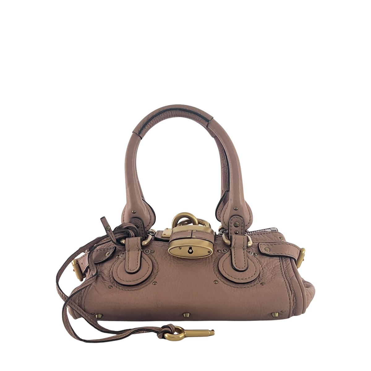 Sac à main CHLOÉ Paddington cuir marron