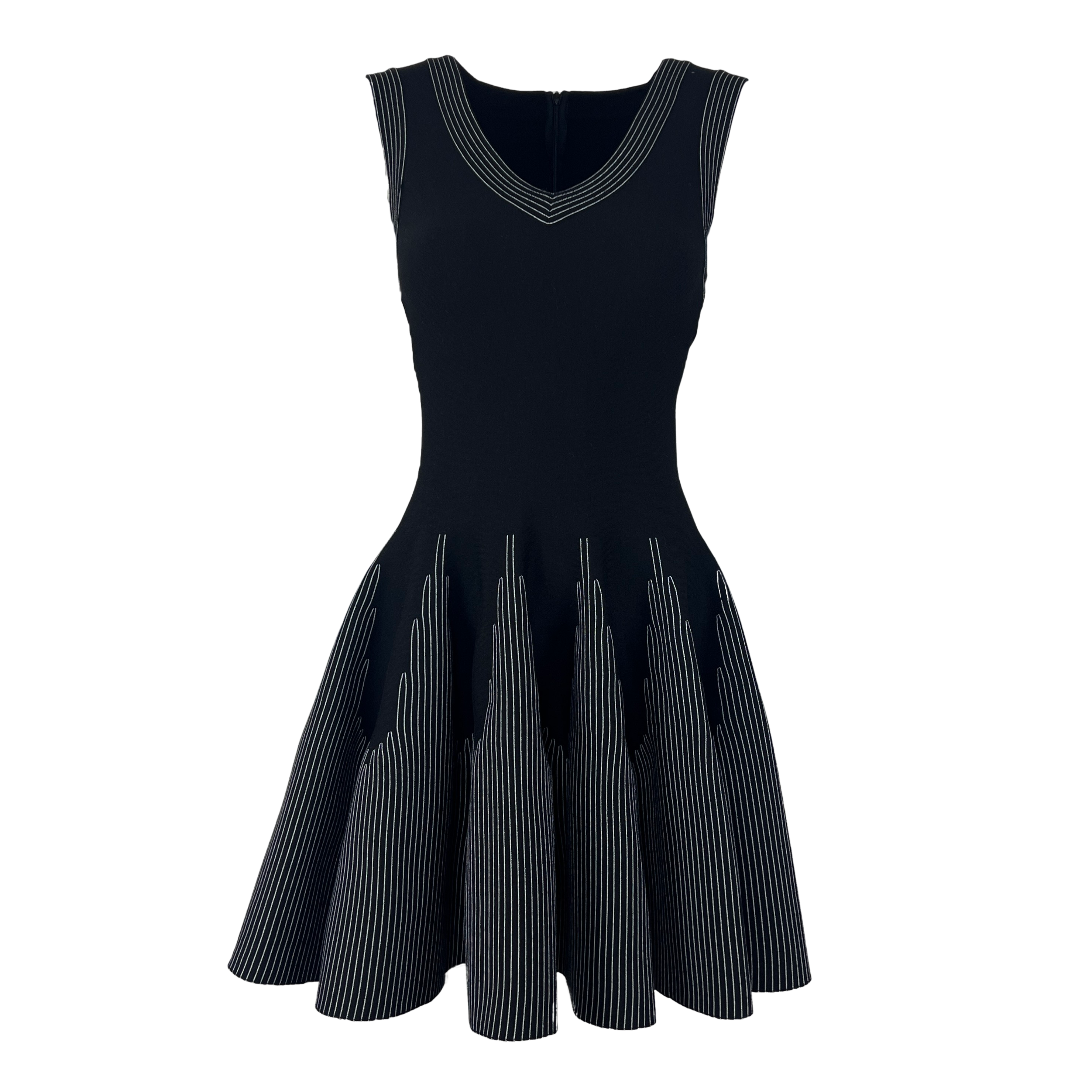 Robe ALAIA XS Laine Noir