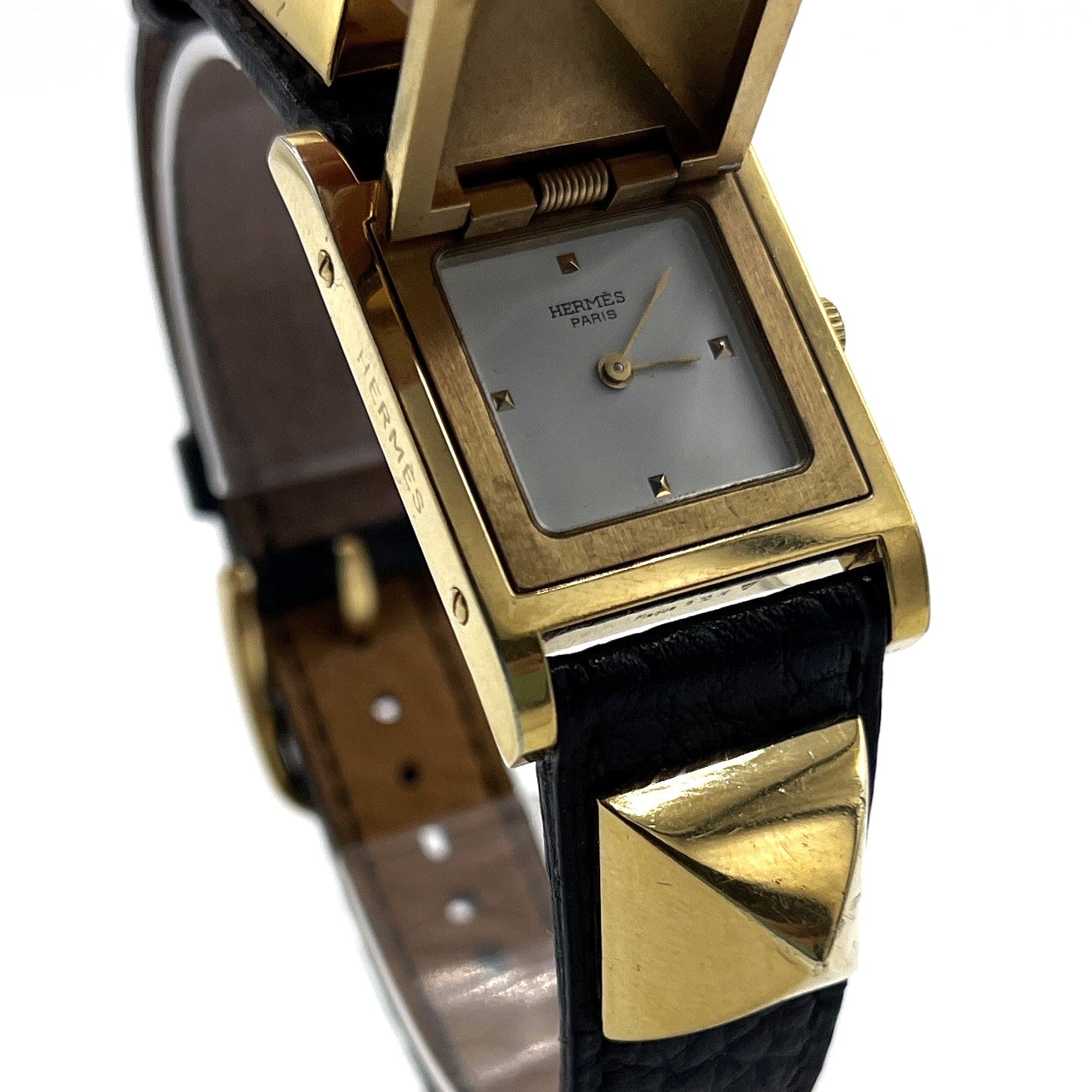 HERMÈS Médor Gold Plated Watch