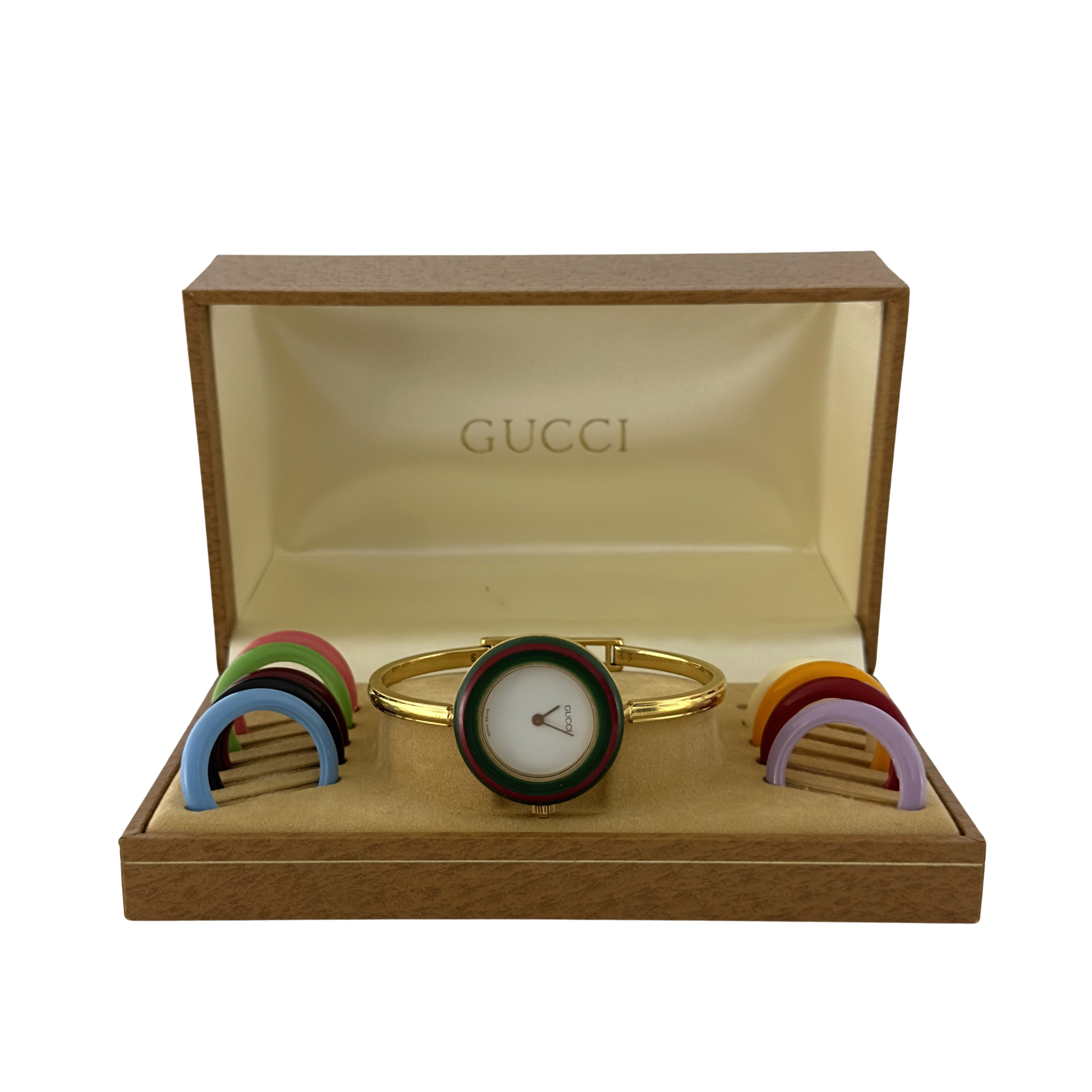 Montre GUCCI Play plaqué or dorée