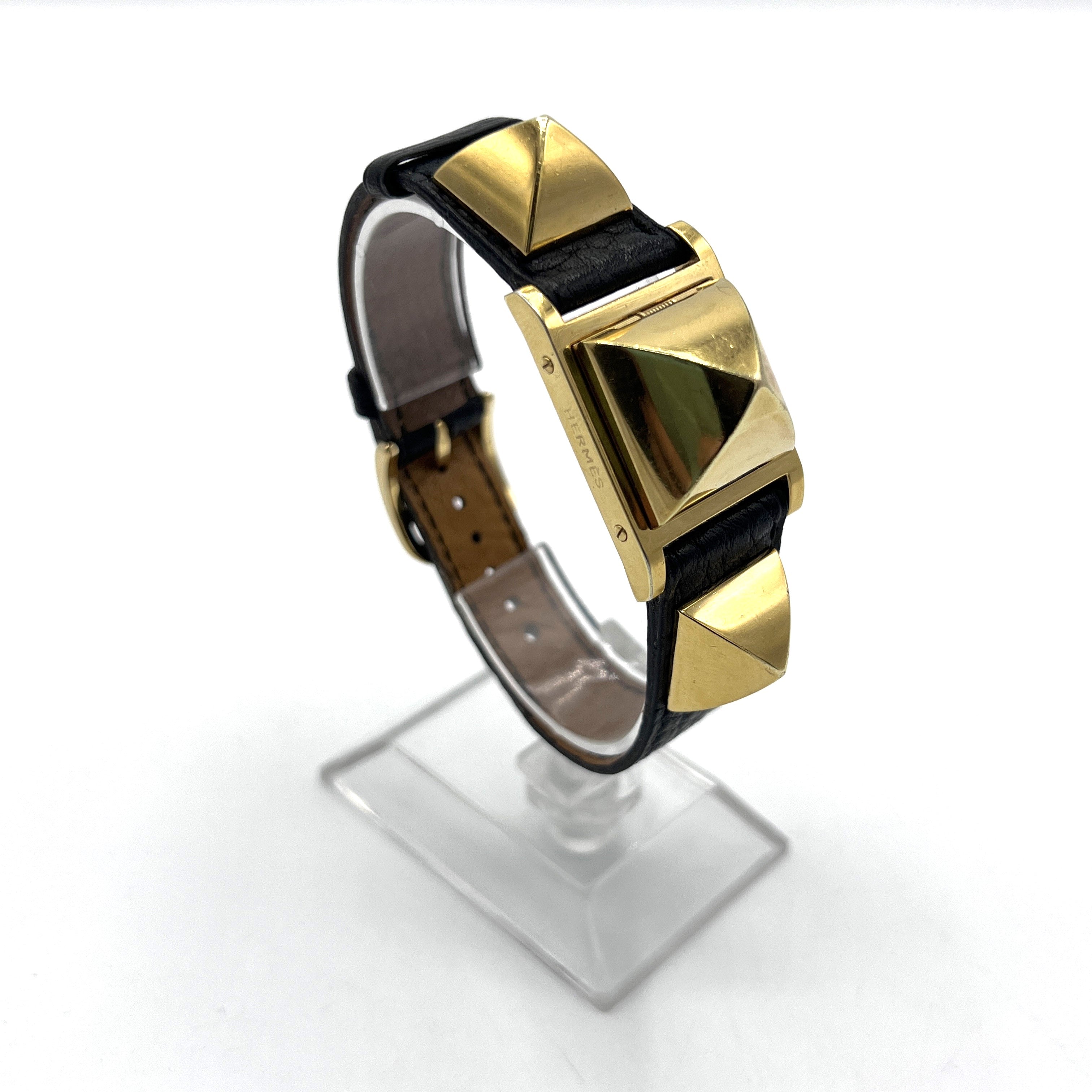 HERMÈS Médor Gold Plated Watch