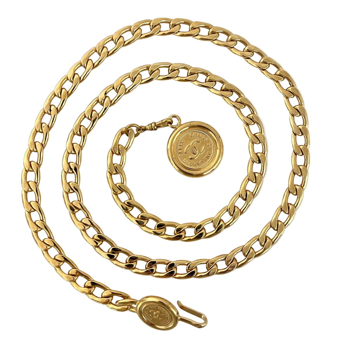 Ceinture CHANEL CC Chaîne Circa 1990