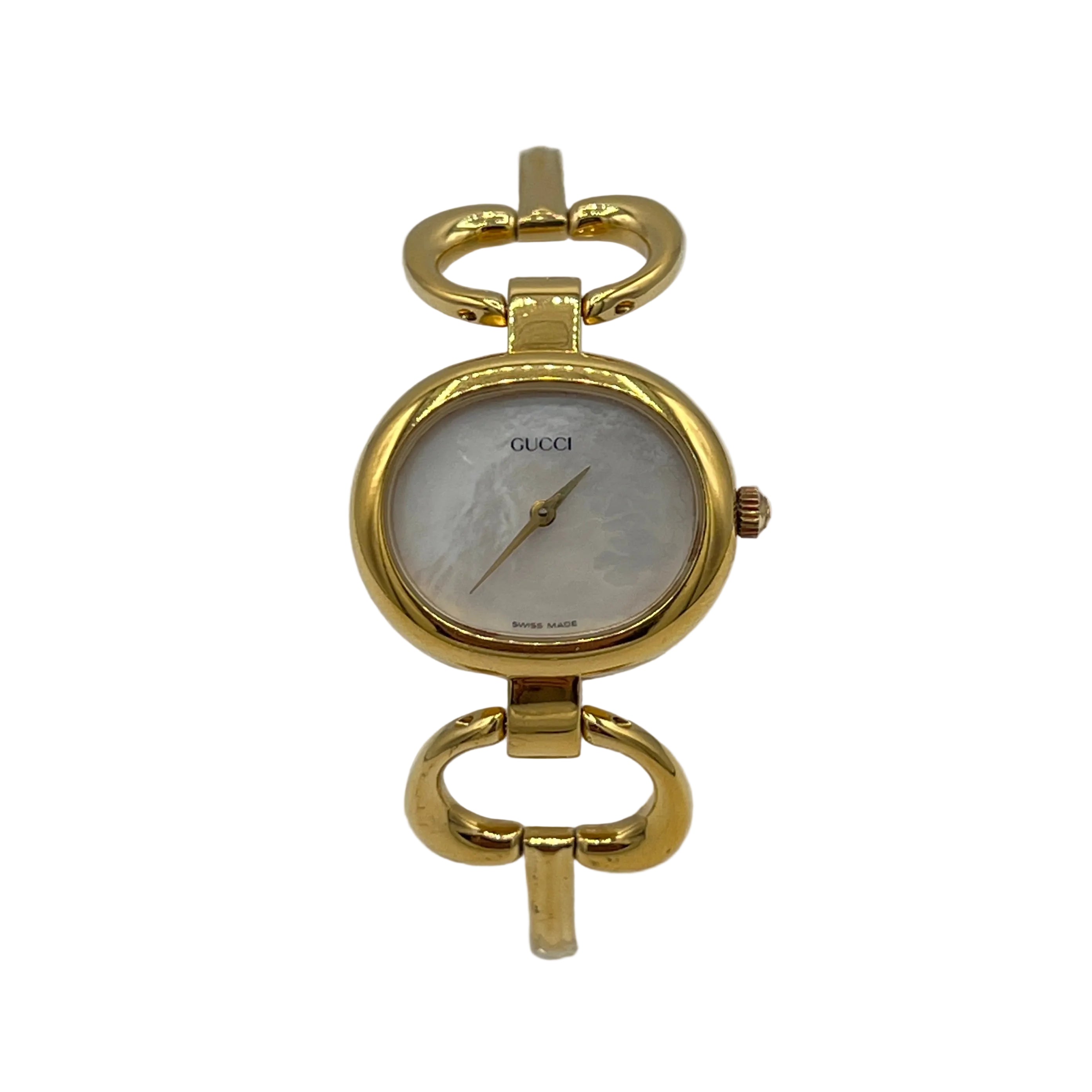 Montre GUCCI 1600 plaqué or doré