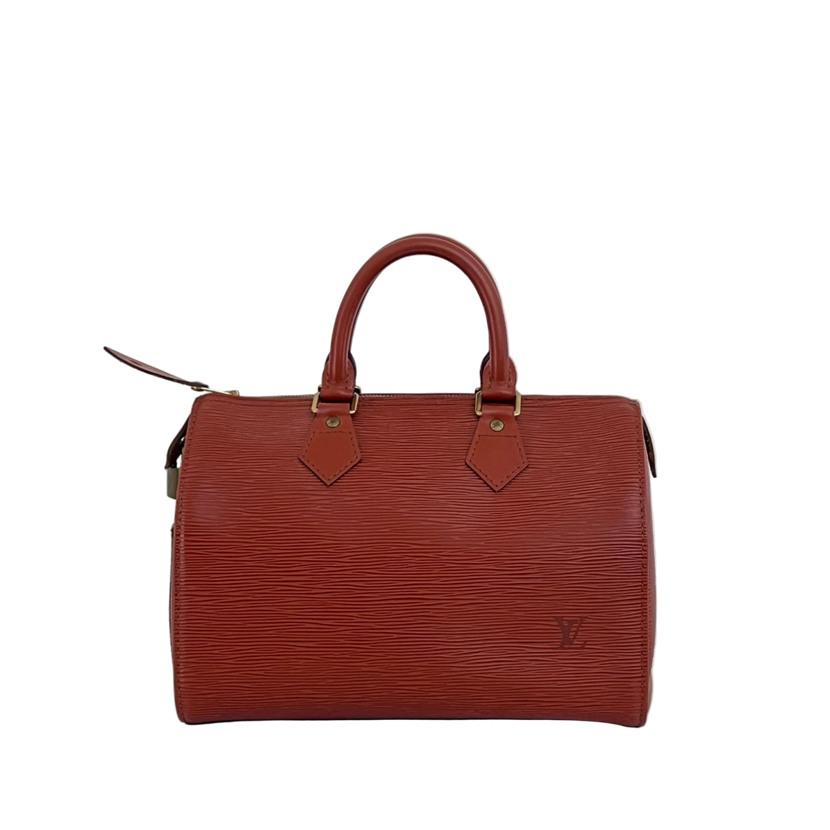 Sac LOUIS VUITTON Speedy 25 cuir épi marron vintage 1994