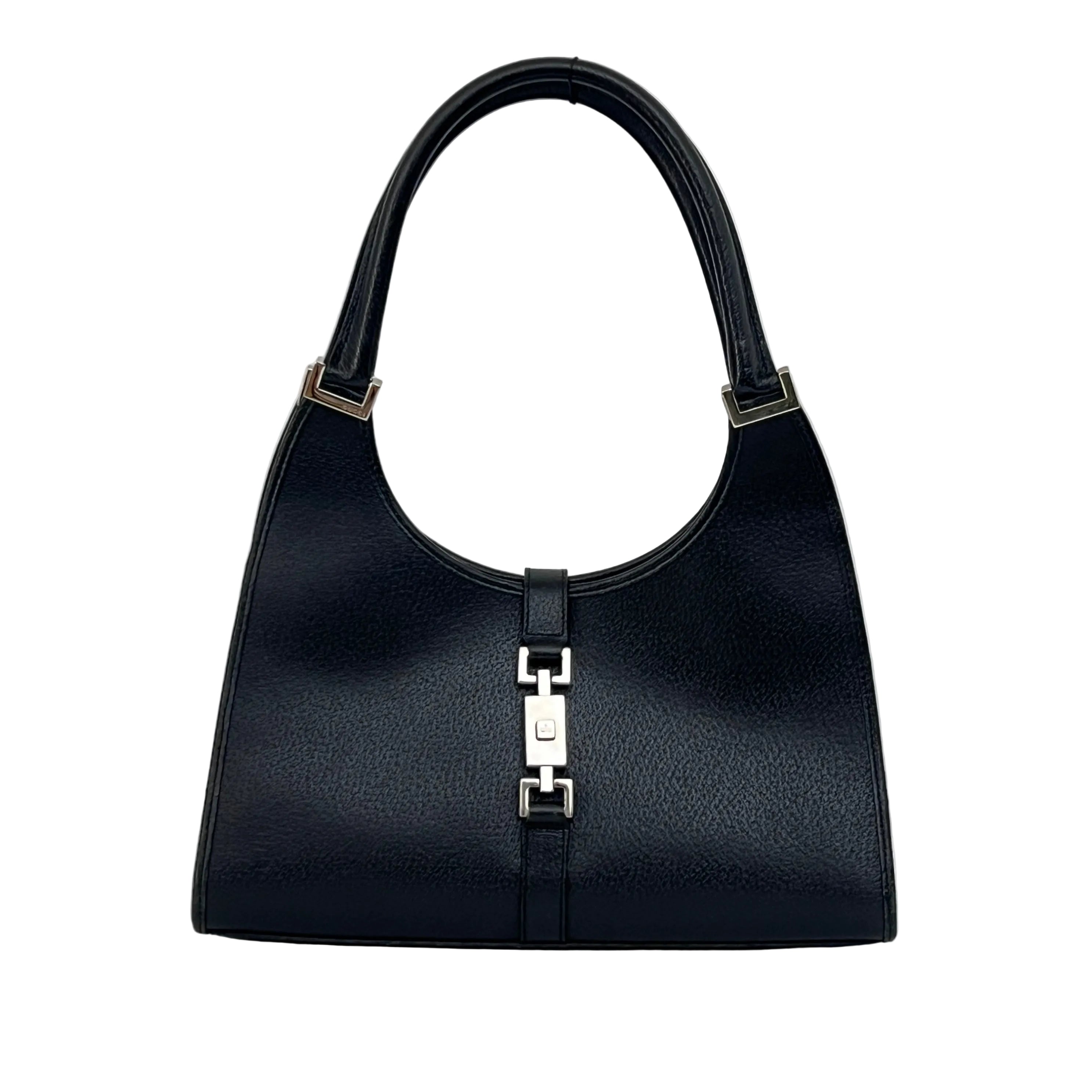 Sac GUCCI Jackie cuir grainé noir