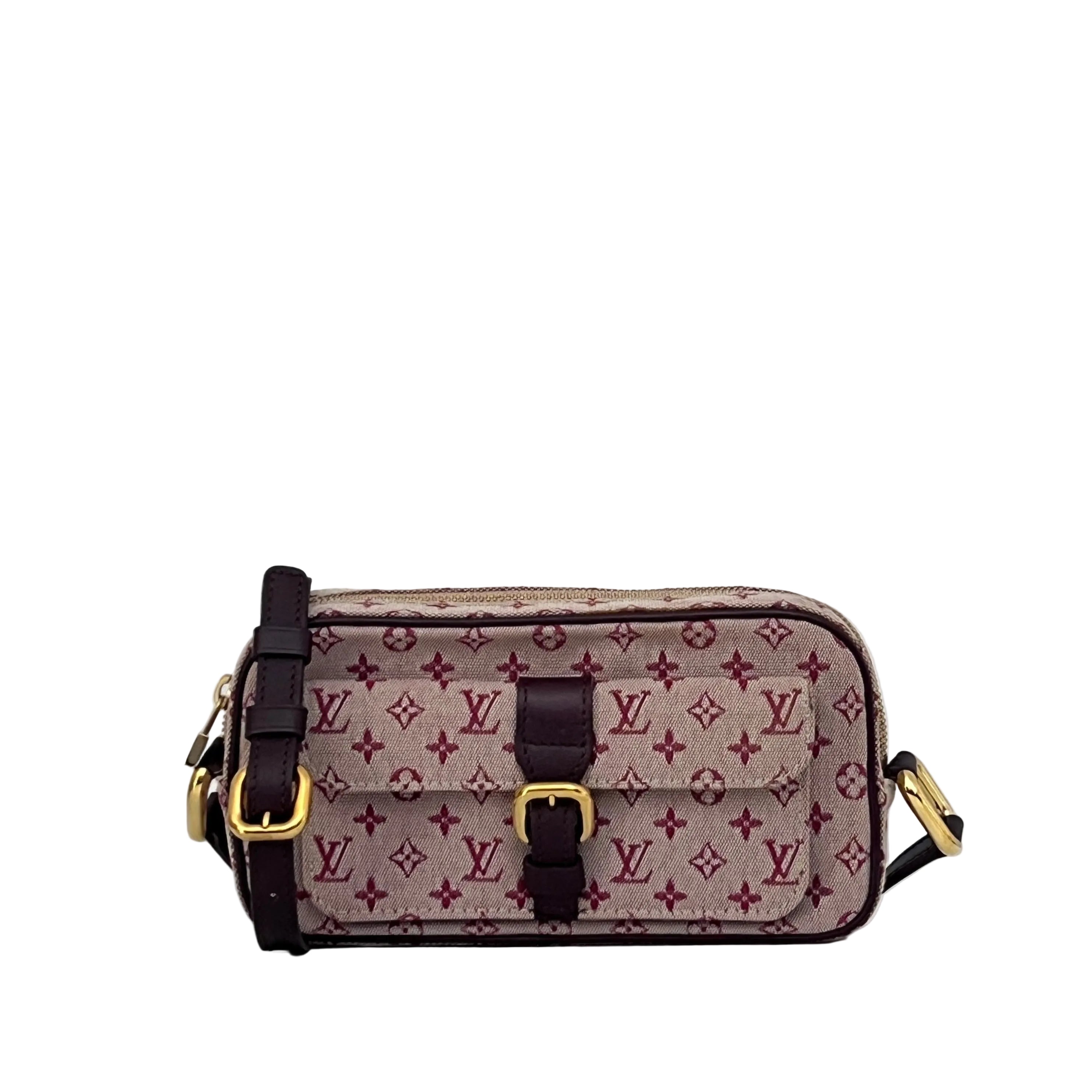 Sac à bandoulière LOUIS VUITTON Mini Lin Juliette toile rose vintage 2003