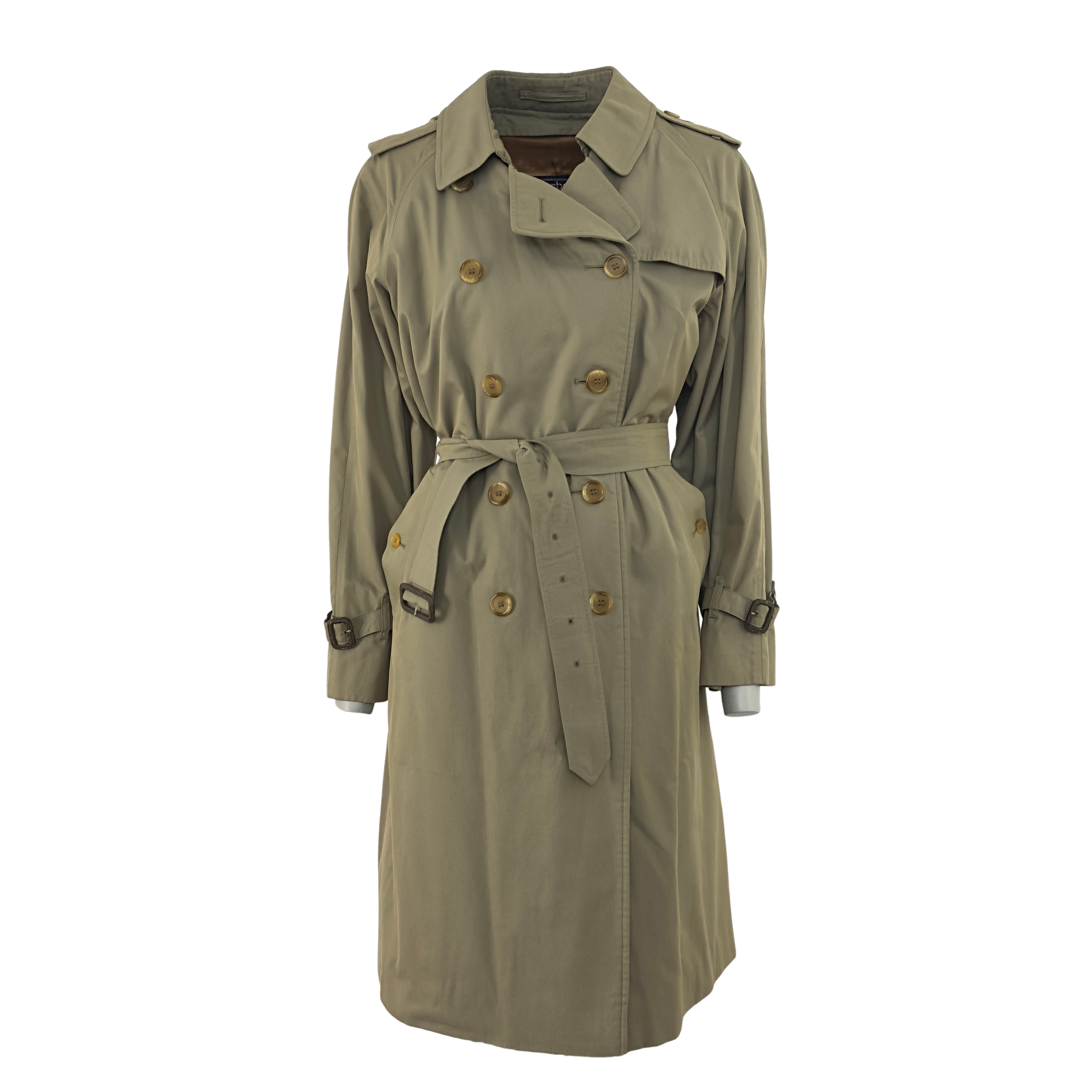 Trench Coat BURBERRY M coton kaki