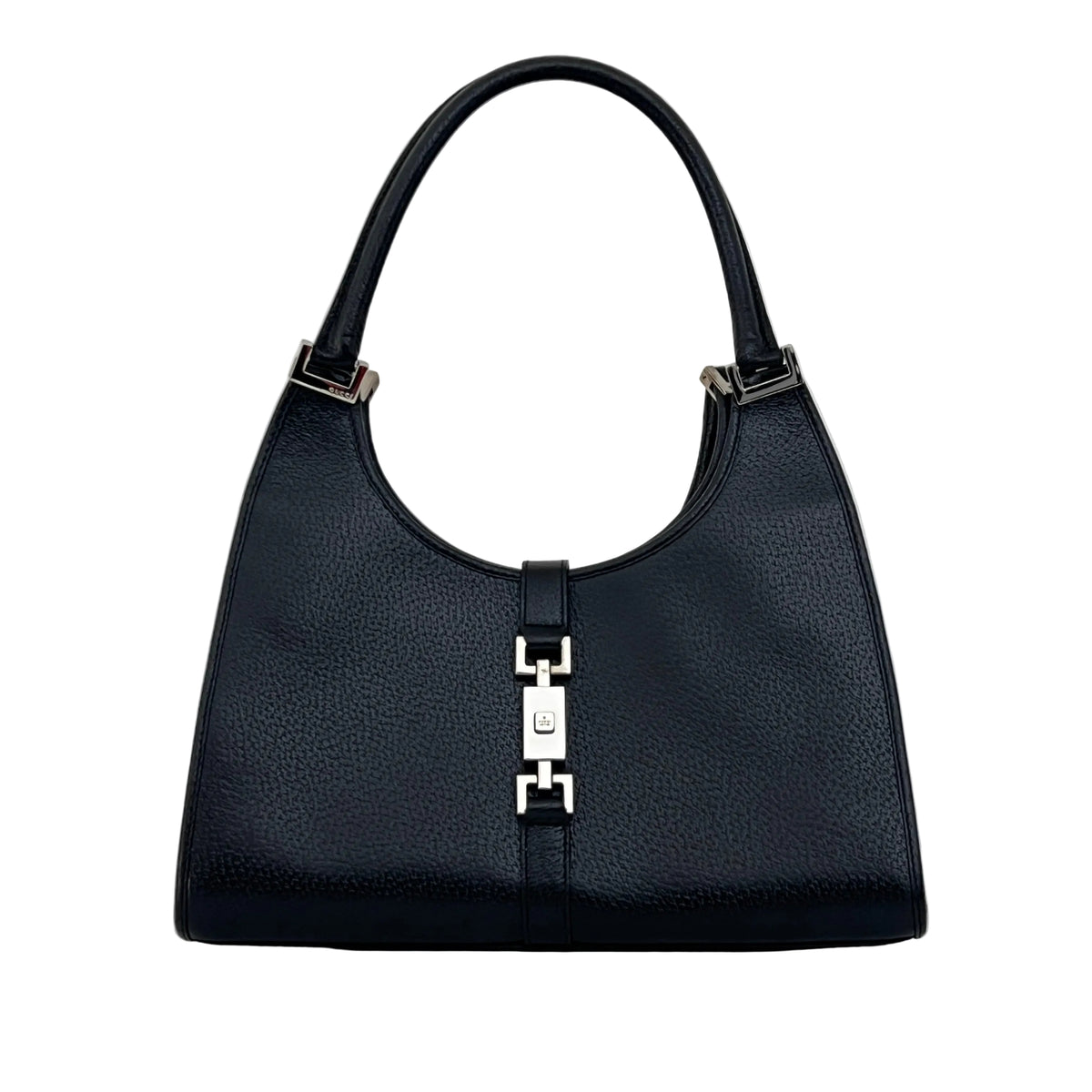 Sac GUCCI Jackie cuir grainé noir