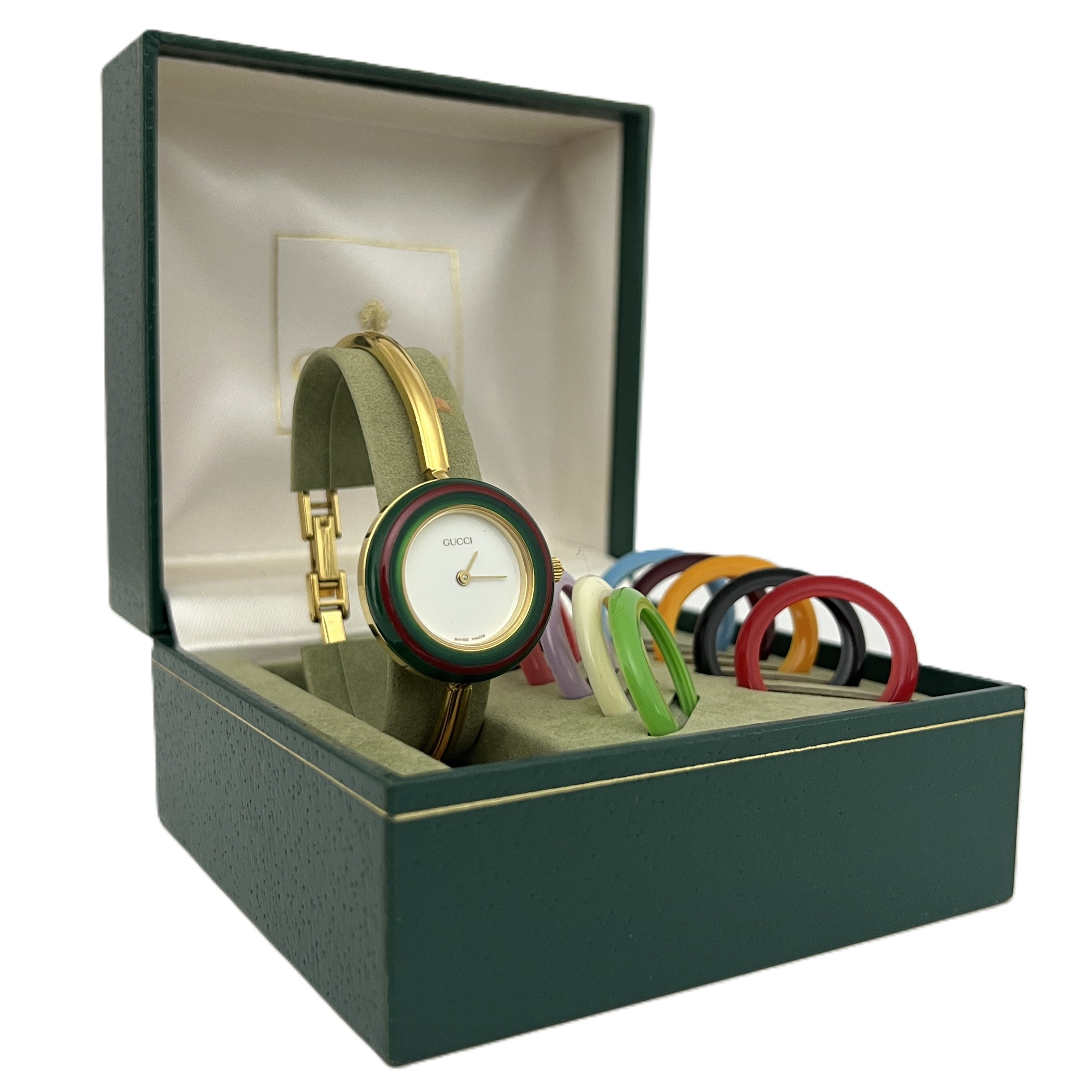 Montre GUCCI Play plaqué or doré