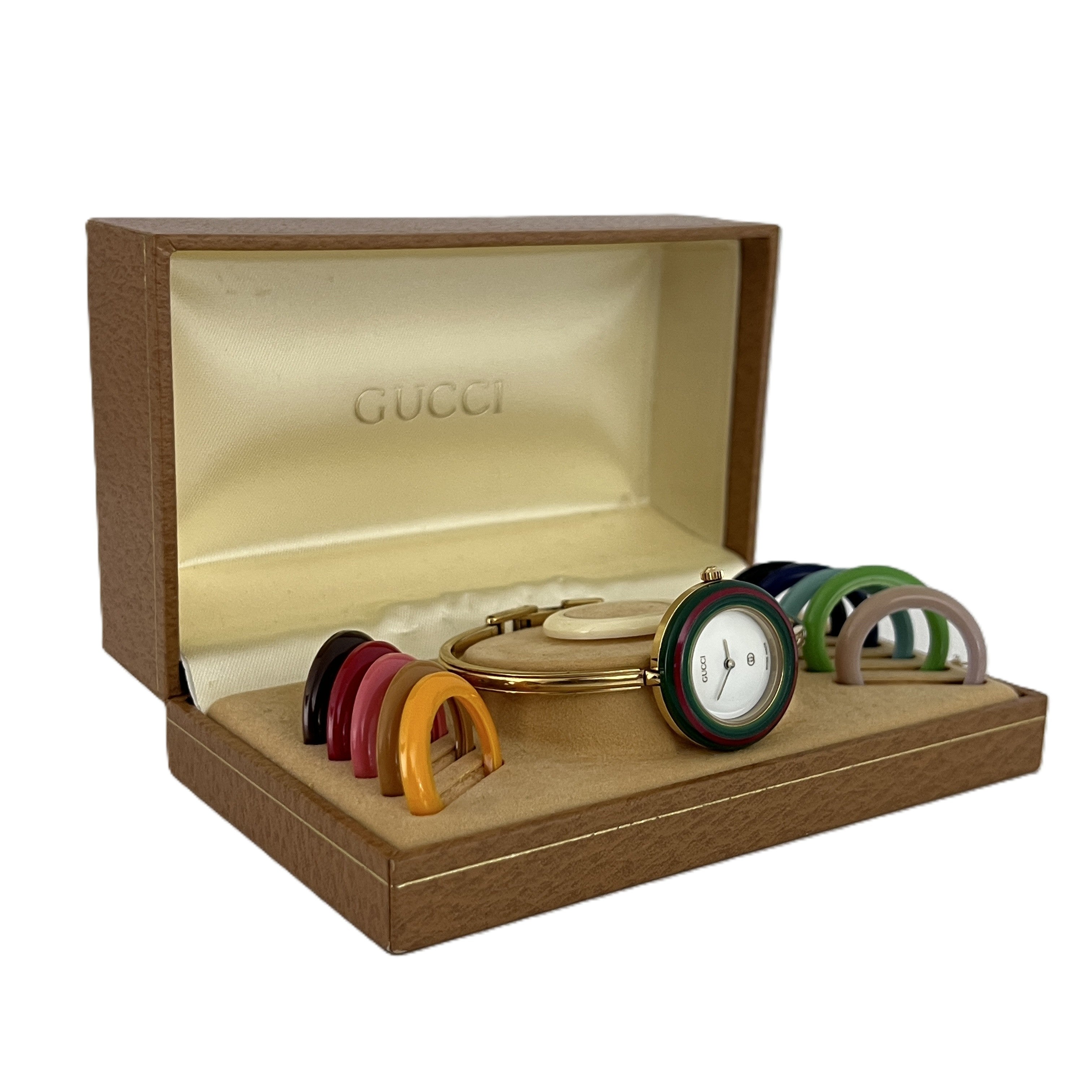 Montre GUCCI Play plaqué or doré