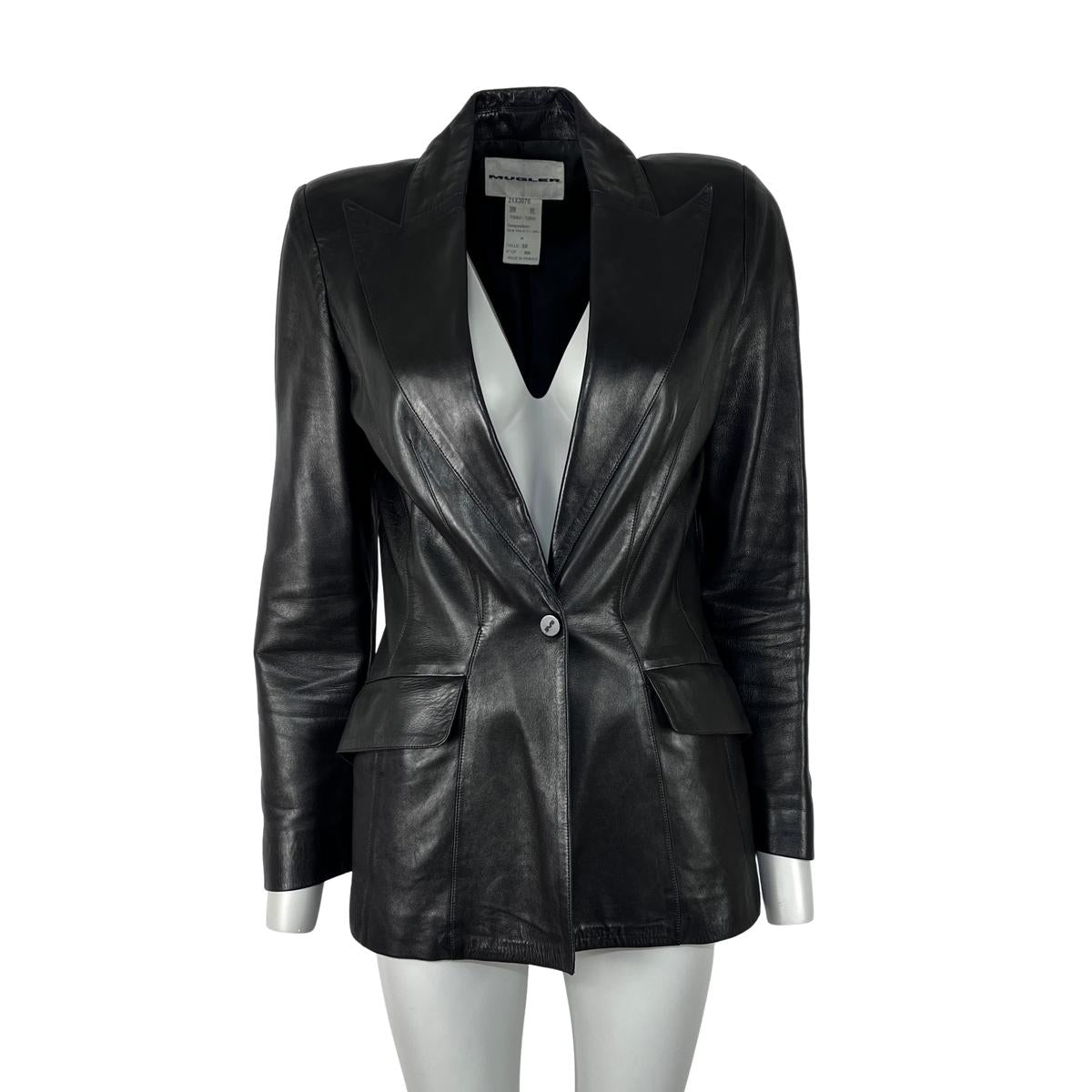 Veste MUGLER S - 36 Cuir