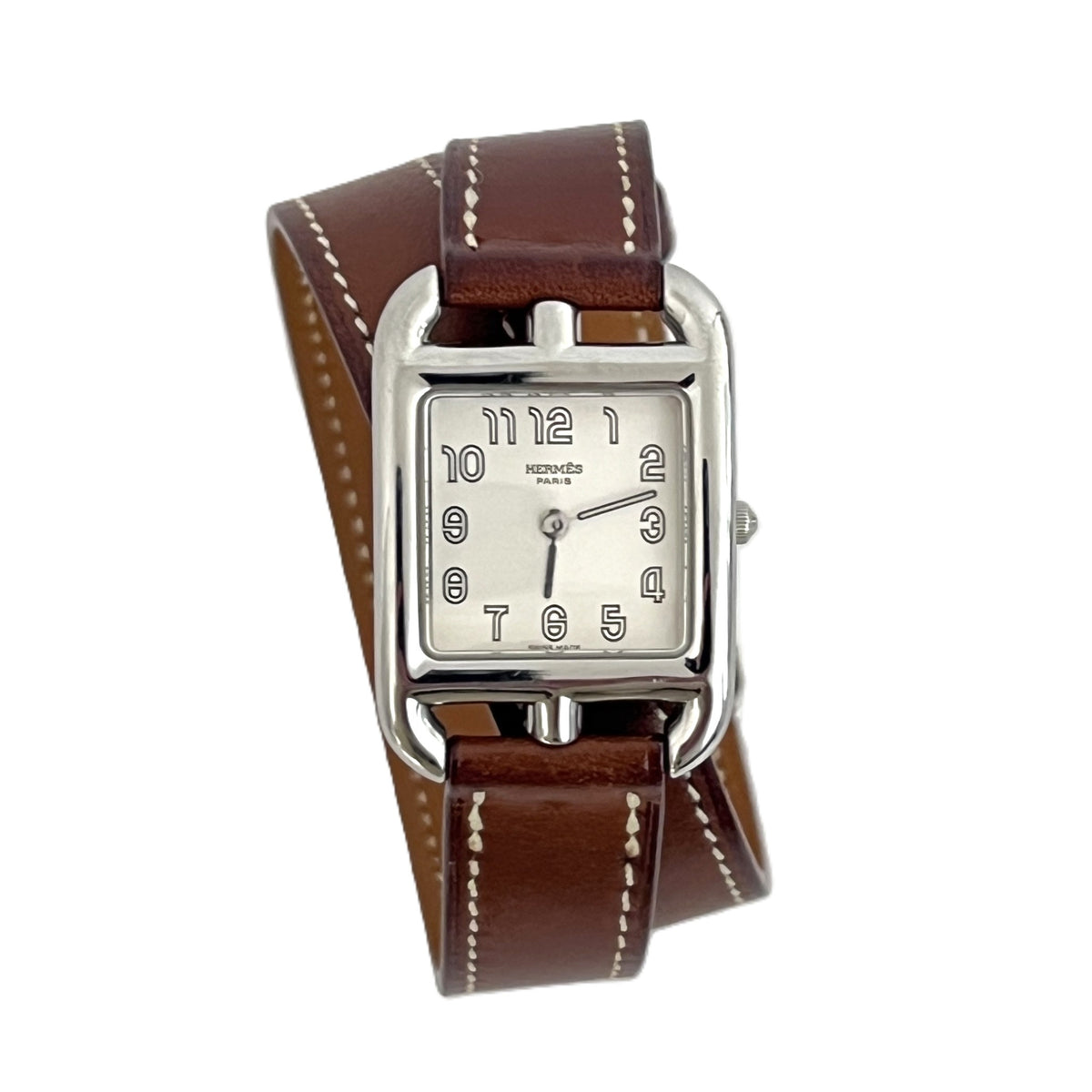 Montre HERMÈS Cape Cod acier argenté