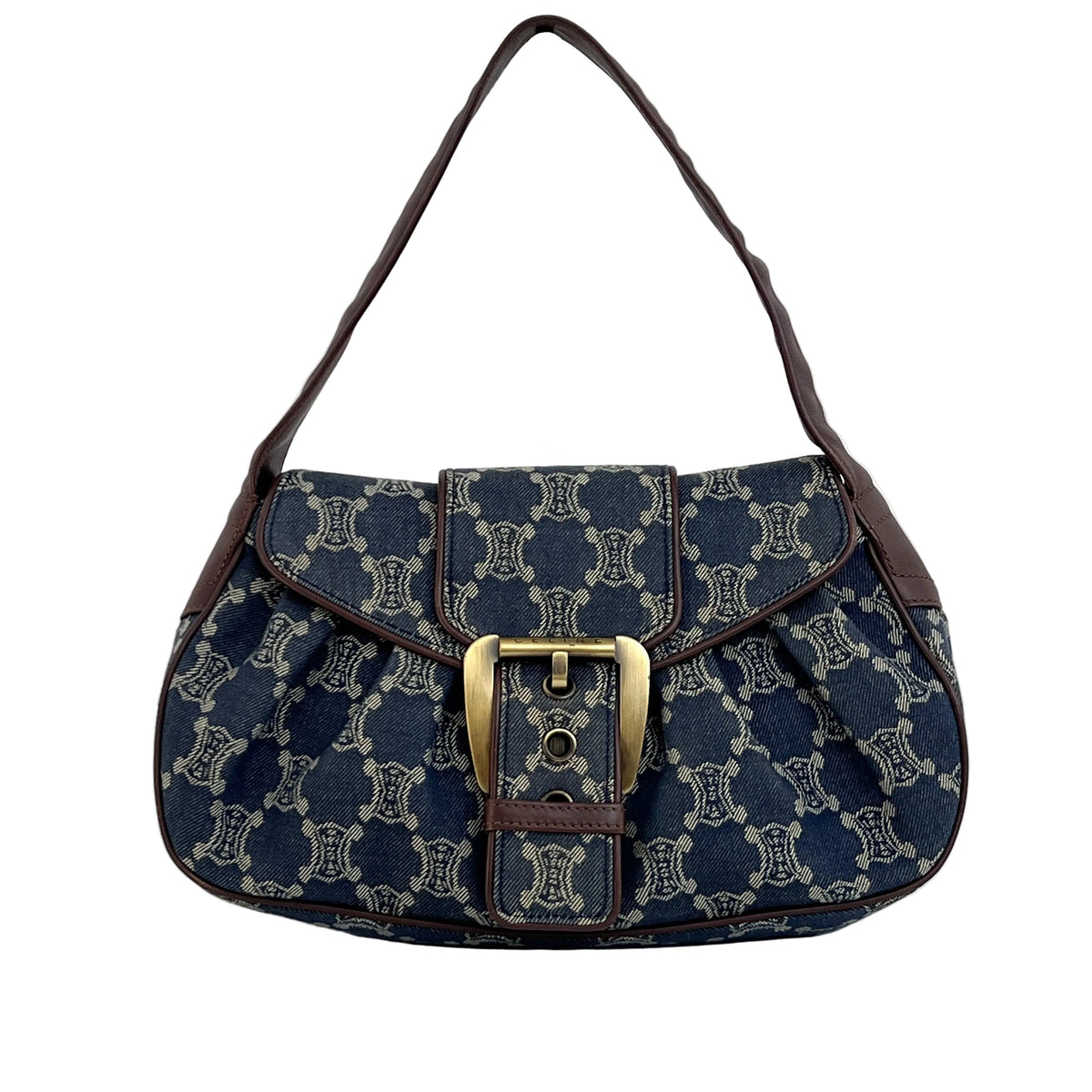 Sac CELINE Macadam MM denim bleu