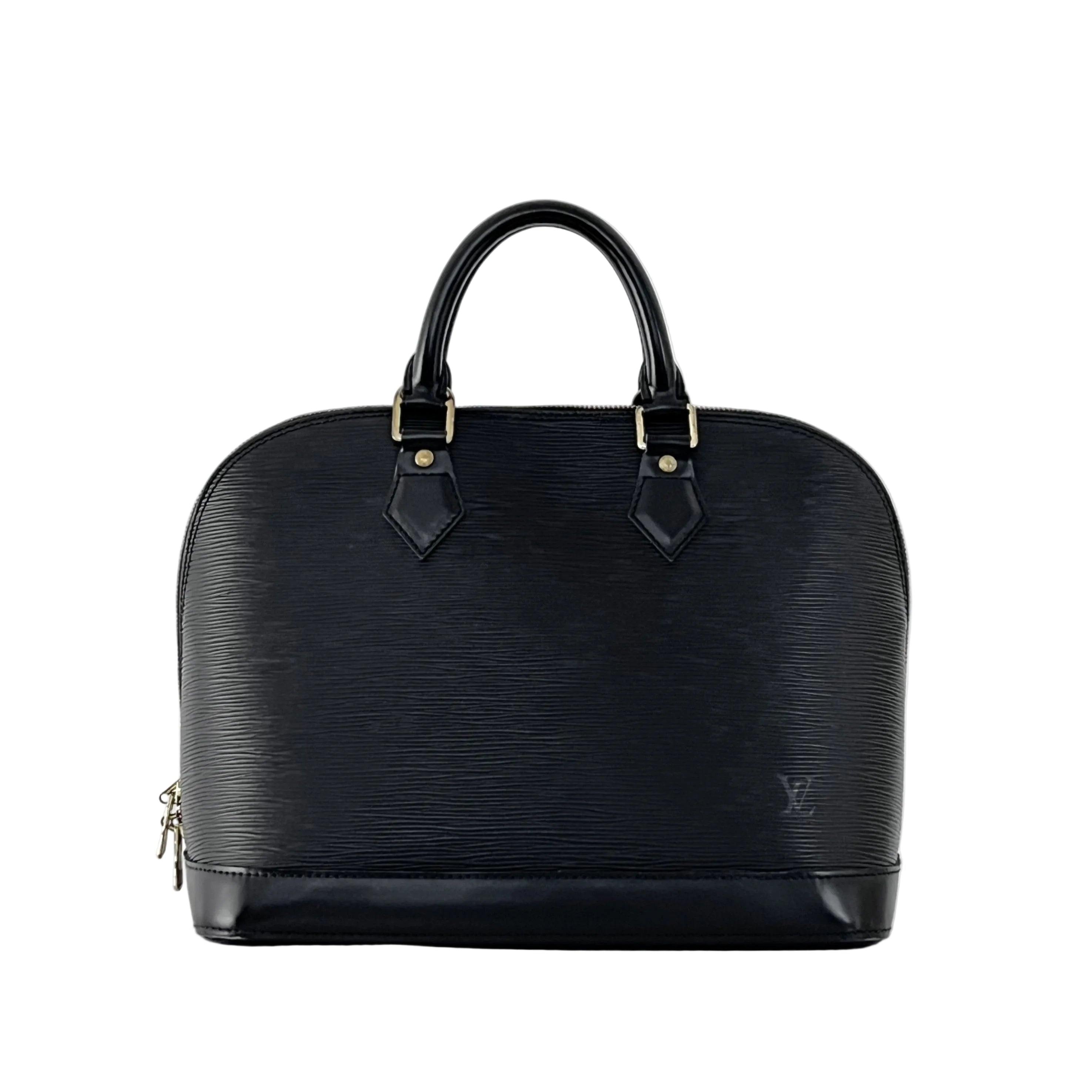 Sac à main LOUIS VUITTON Alma PM cuir épi noir