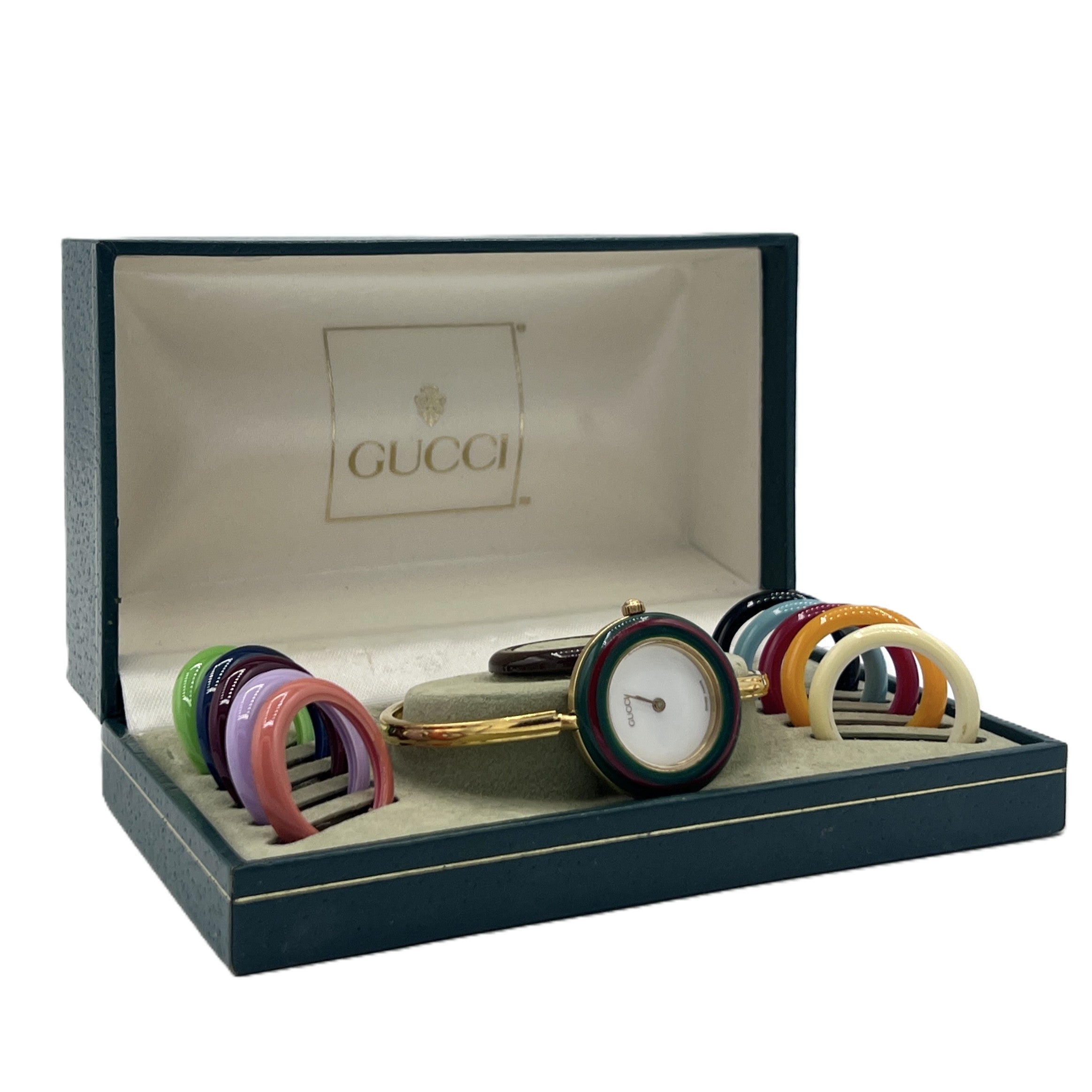 Montre GUCCI 11/12.2 plaqué or Doré