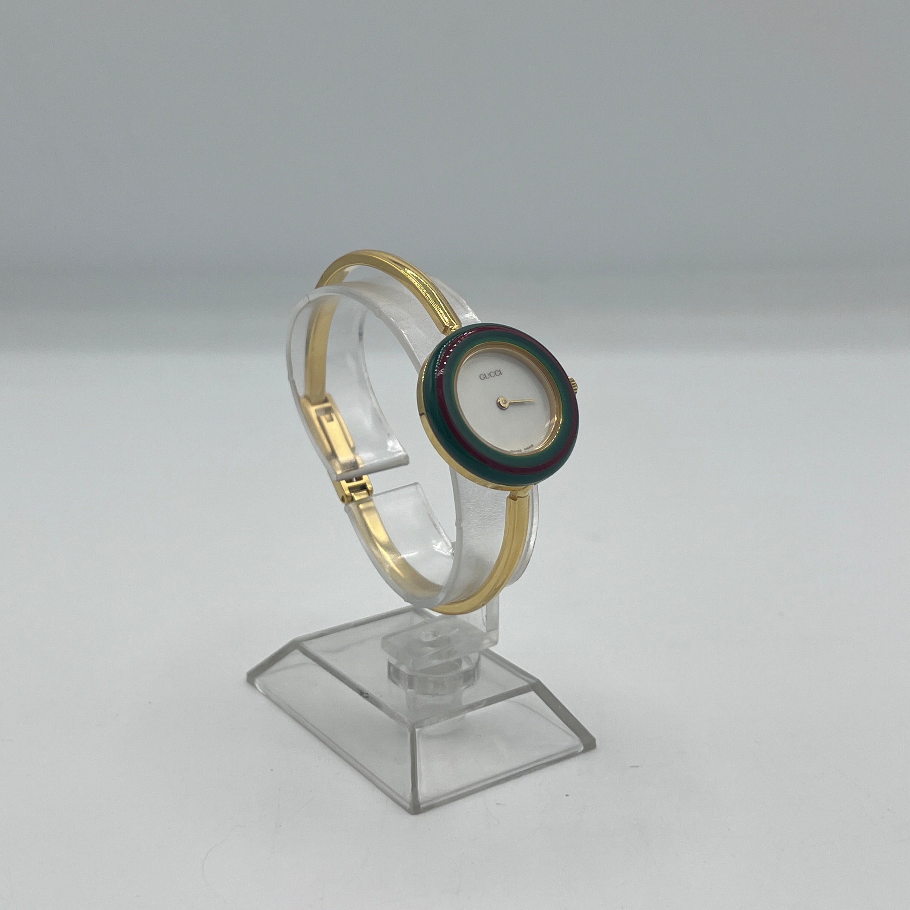 Montre GUCCI 11/12.2 plaqué or doré