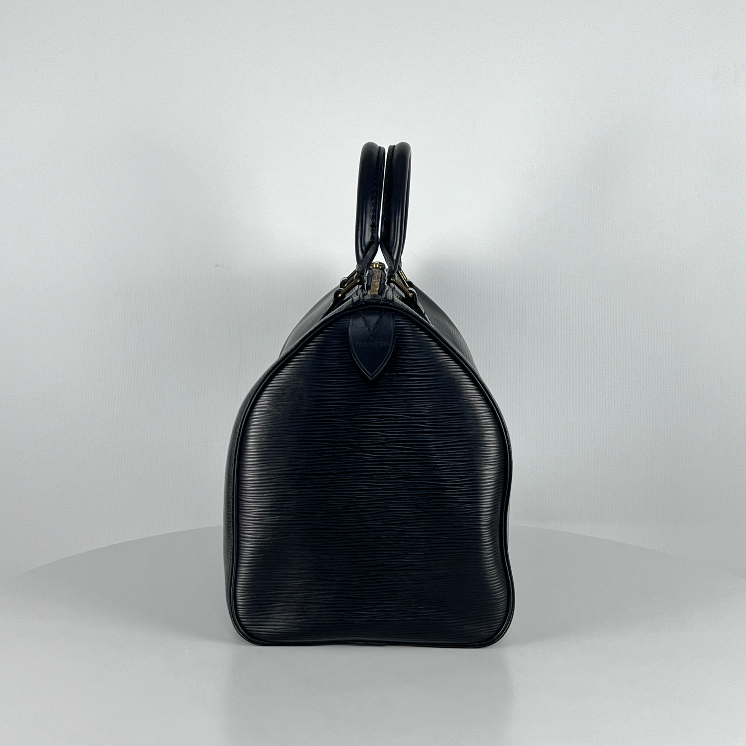 Sac à main LOUIS VUITTON Speedy 30 cuir noir