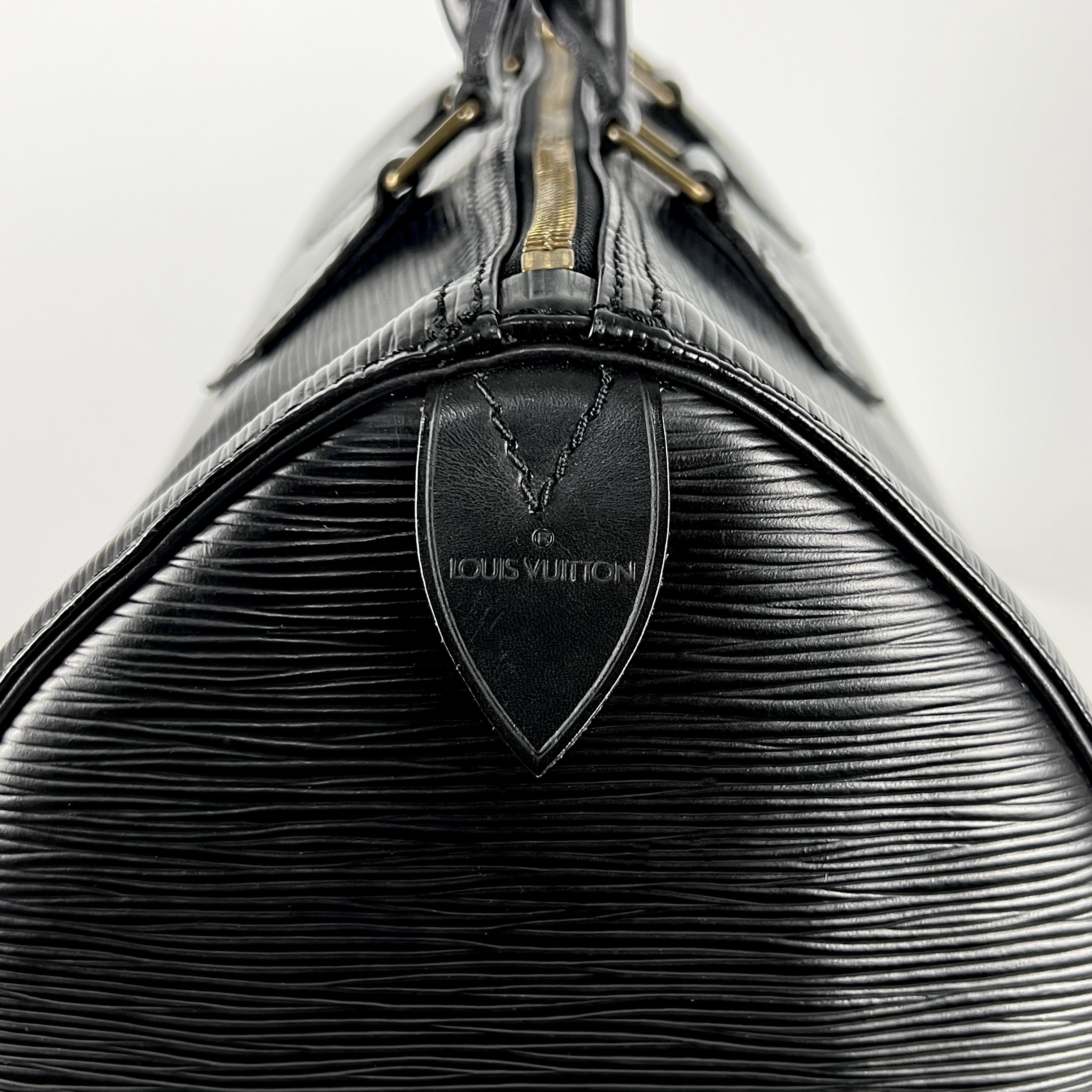 Sac à main LOUIS VUITTON Speedy 30 cuir noir