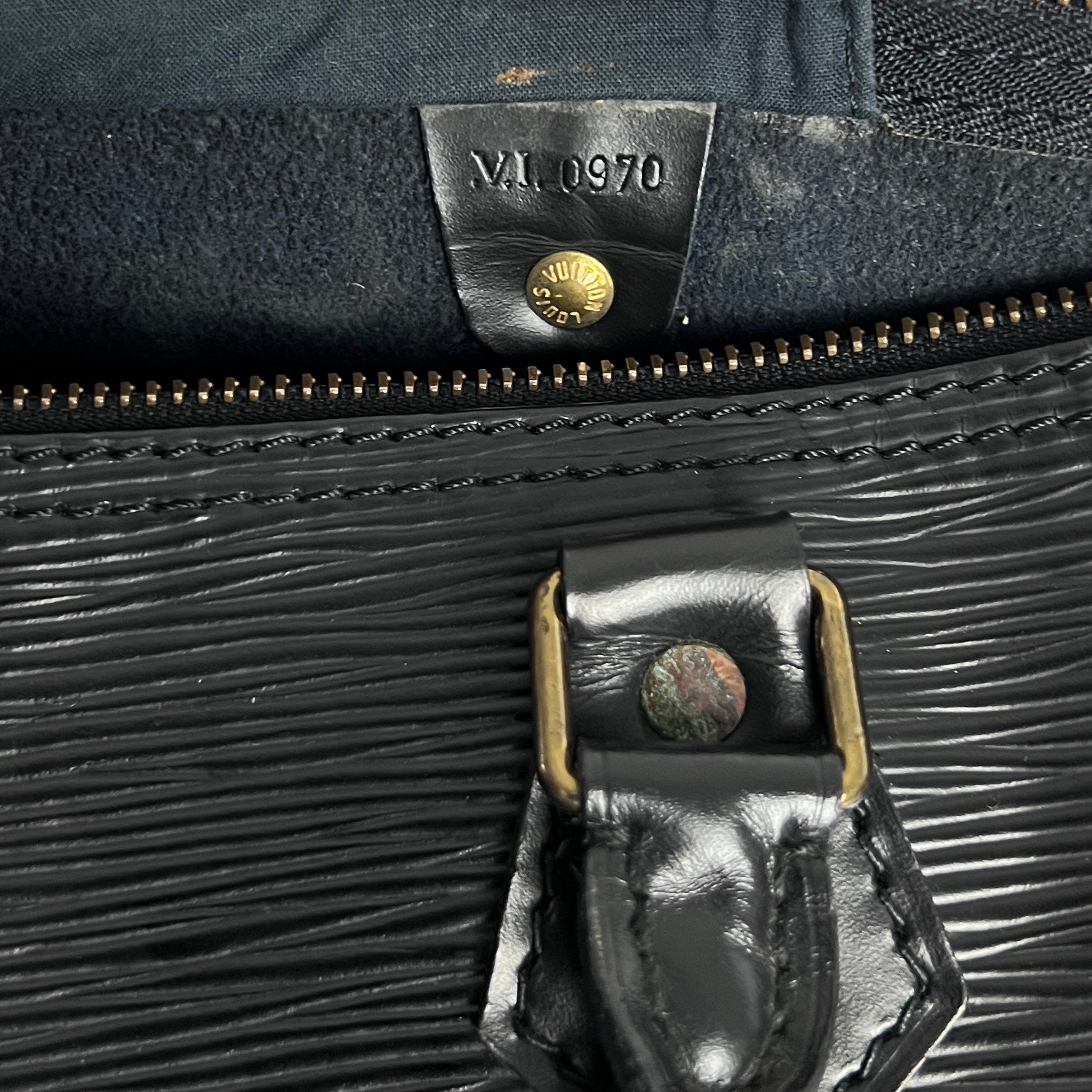 Sac à main LOUIS VUITTON Speedy 30 cuir noir