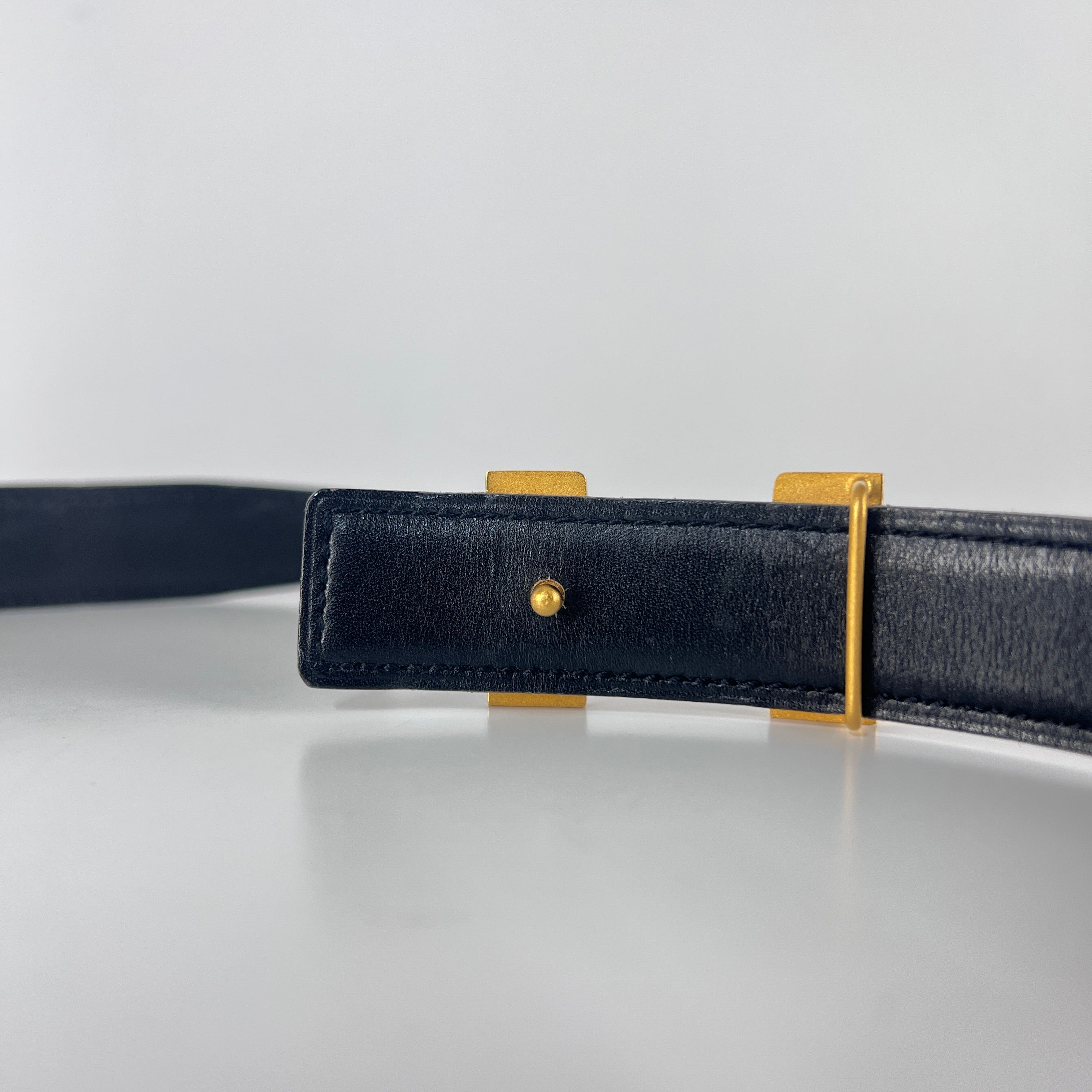 Ceinture HERMÈS Constance Belt cuir marron