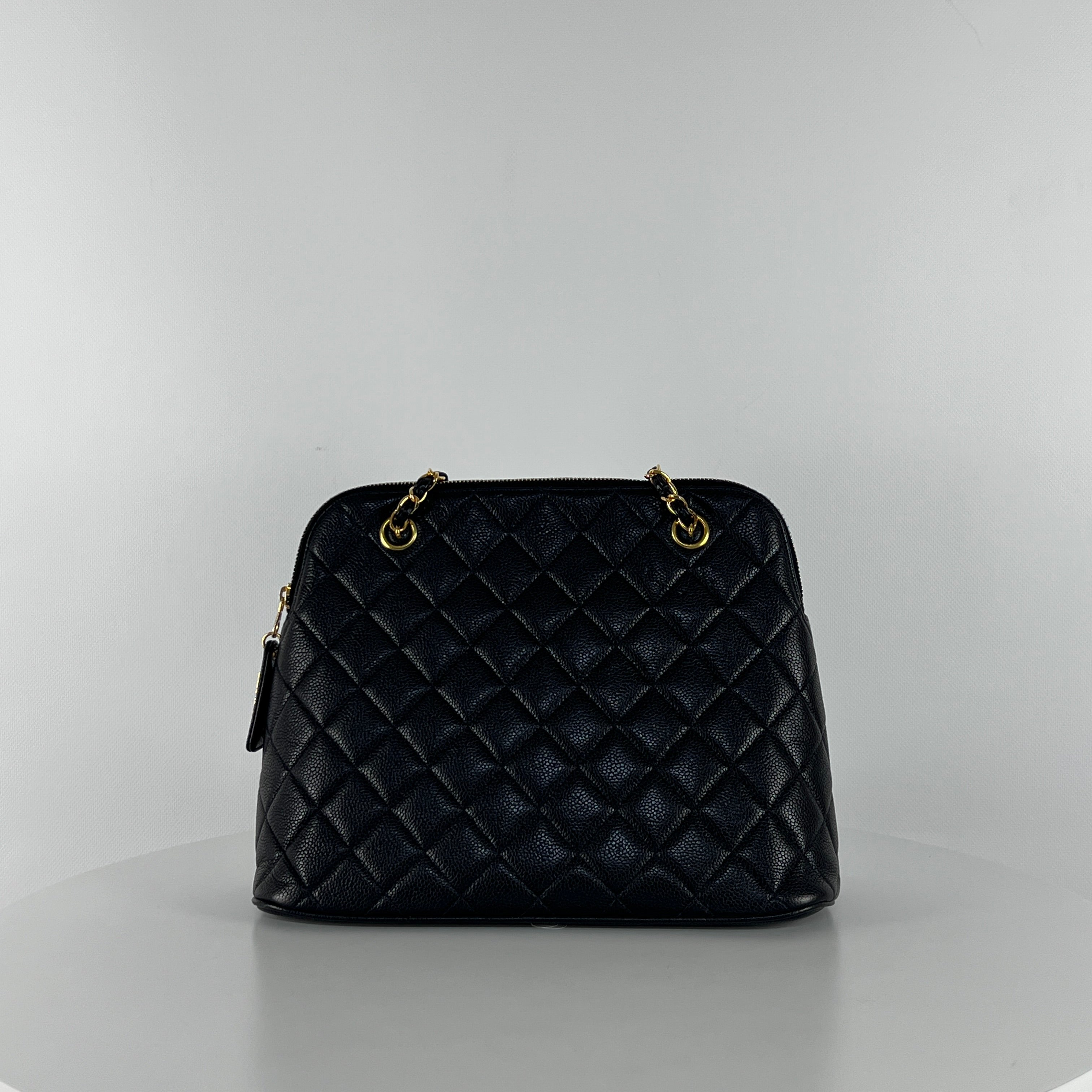 Sac à main CHANEL Shopping cuir noir