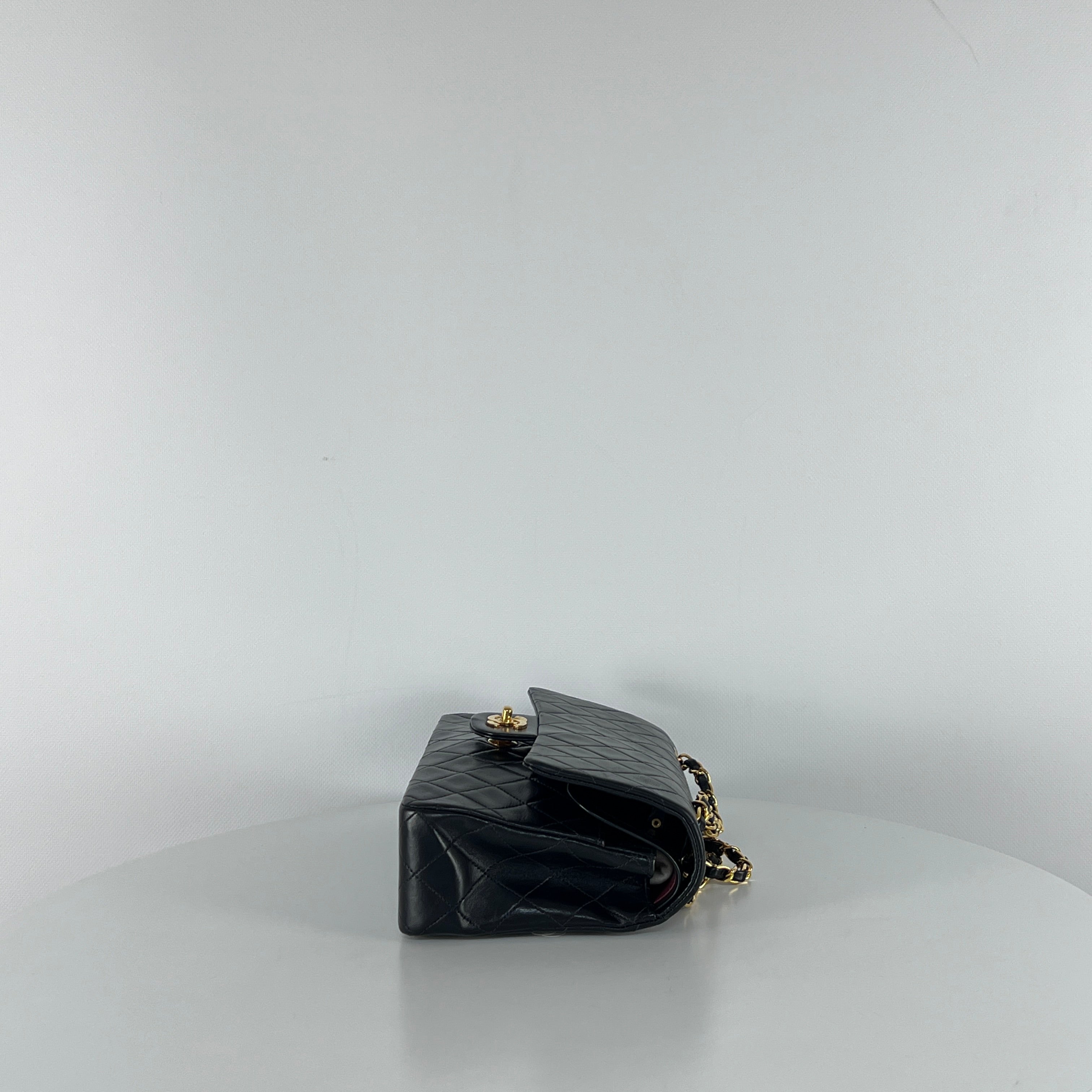 CHANEL Timeless Classique Medium black leather handbag