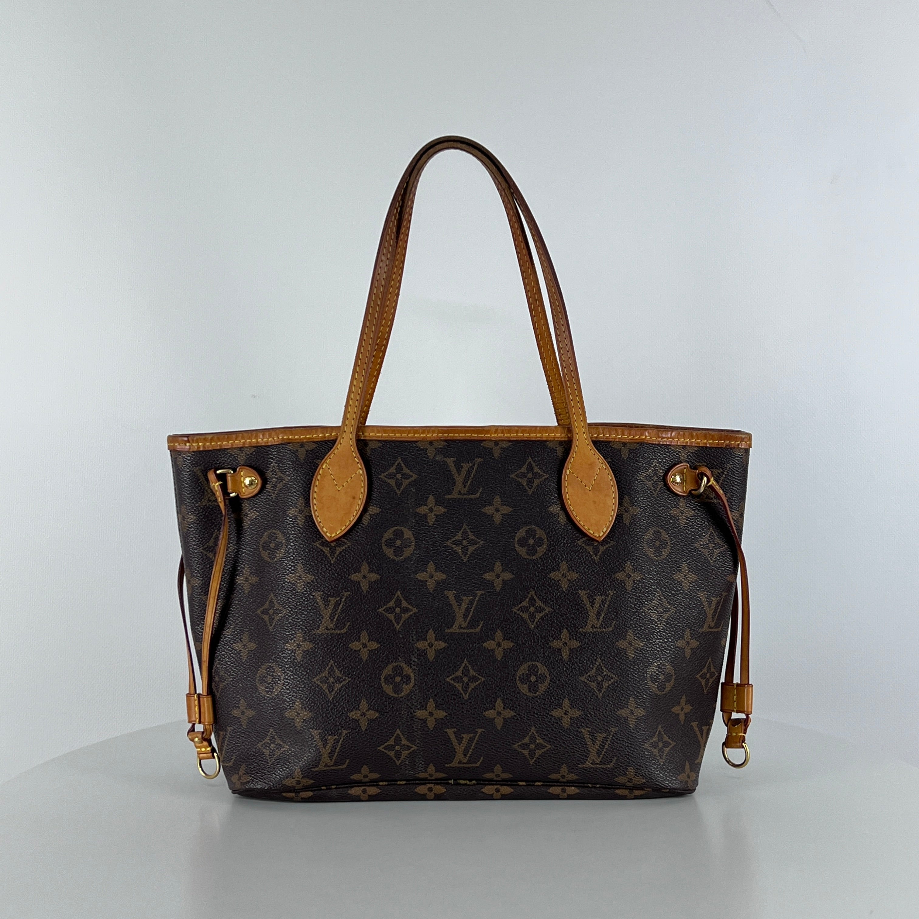 Sac à main LOUIS VUITTON Neverfull toile et cuir marron