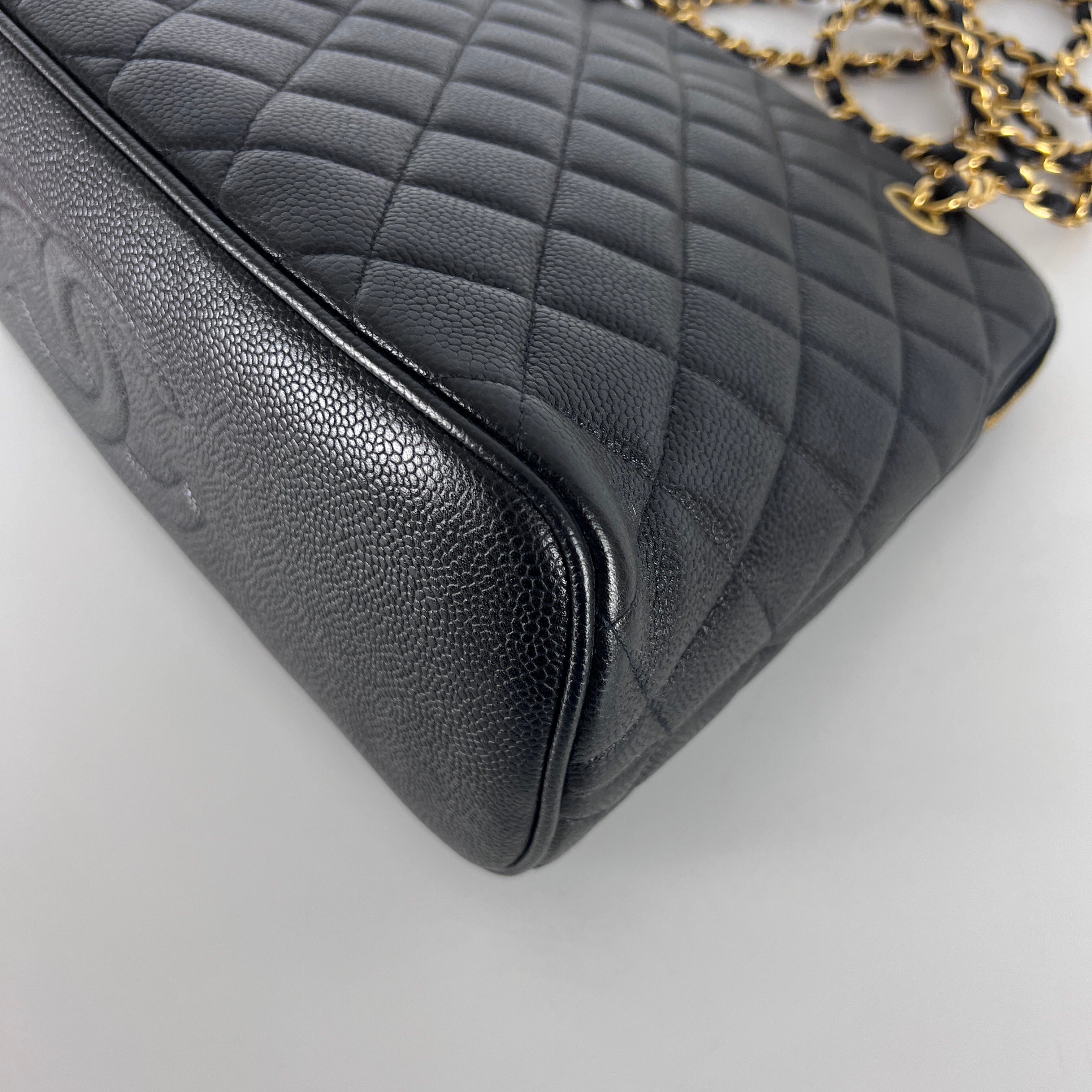 Sac à main CHANEL Shopping cuir noir
