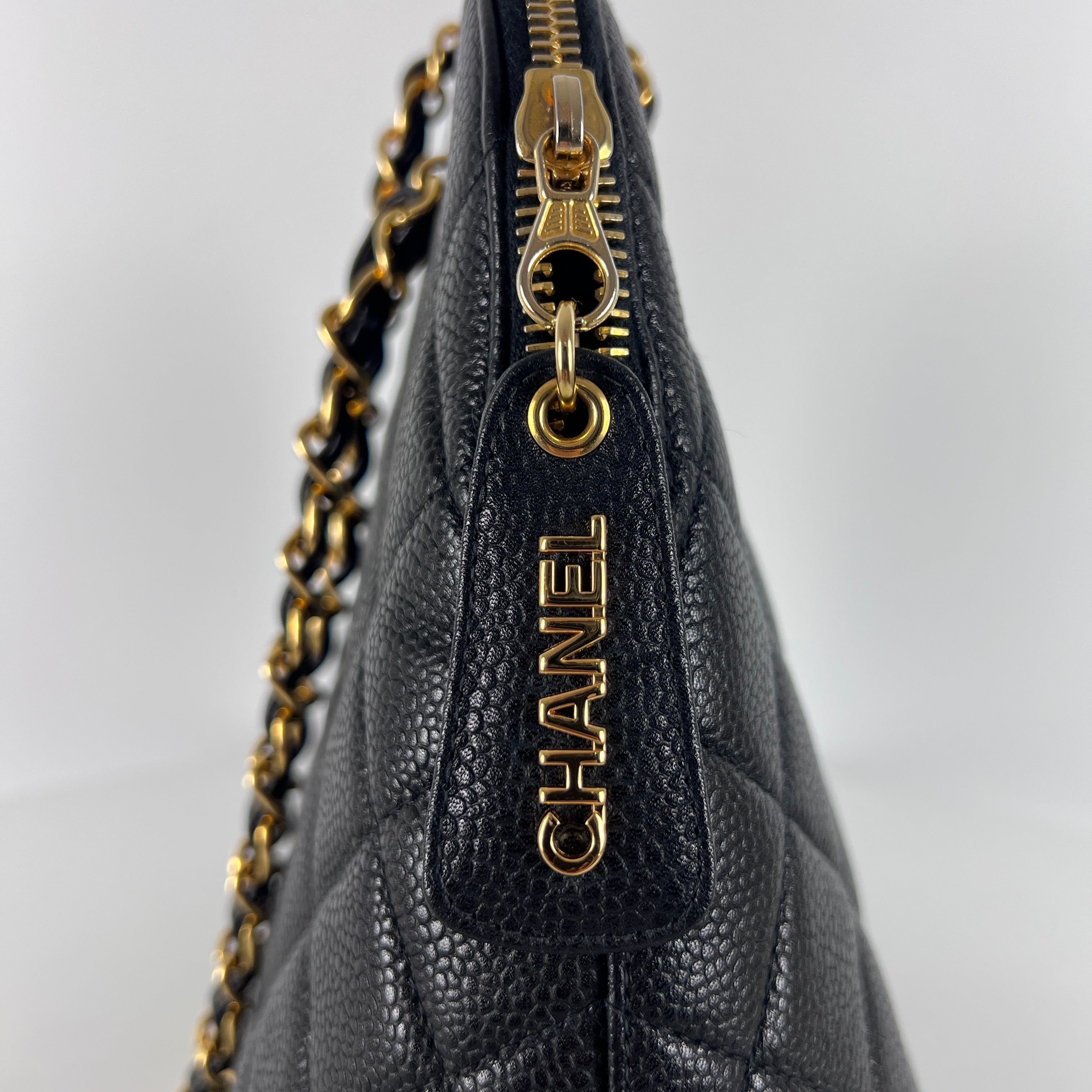 Sac à main CHANEL Shopping cuir noir