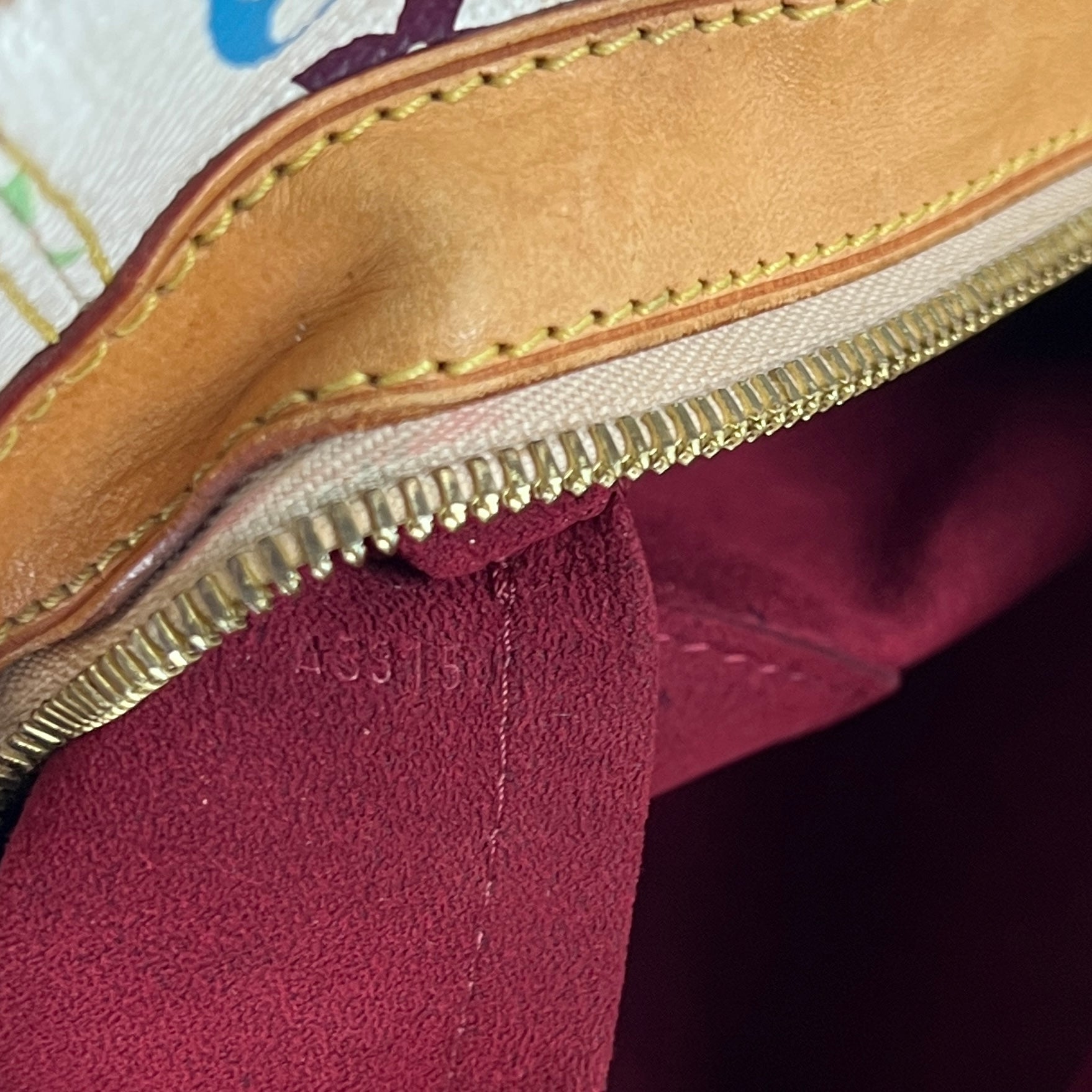 Sac à main LOUIS VUITTON Claudia toile et cuir marron